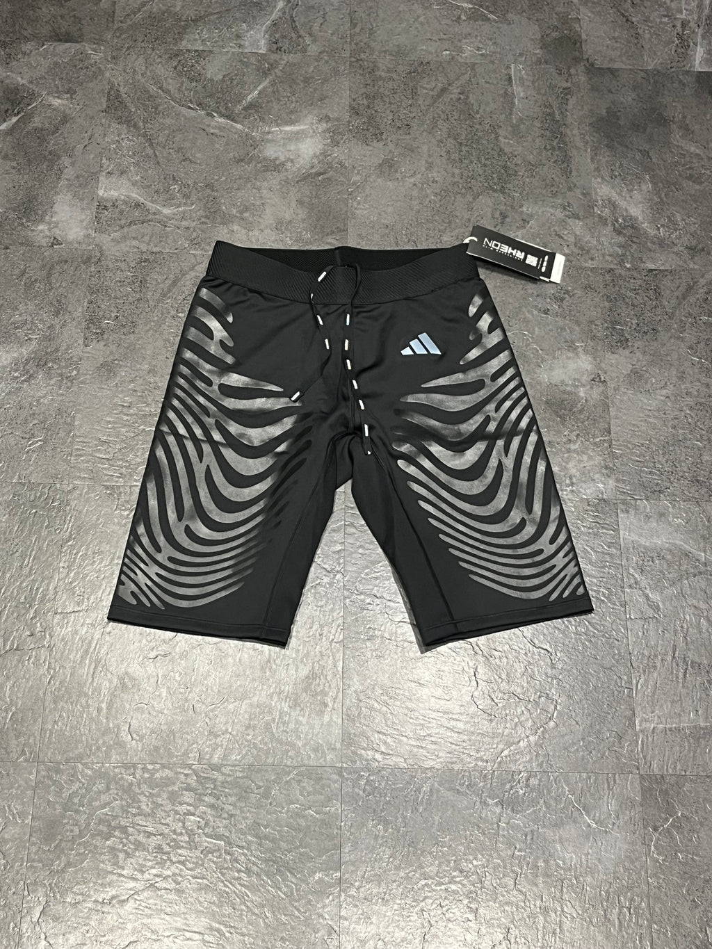 Black Adidas Adizero Men’s Rheon Racing 1/2 Tights