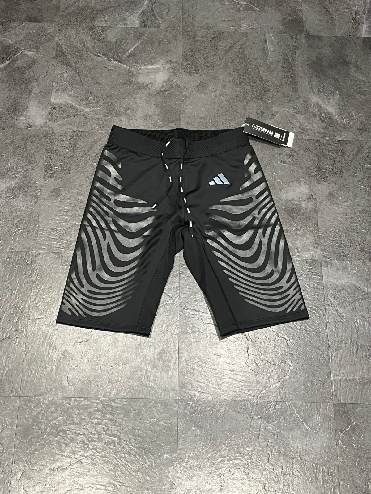 Black Adidas Adizero Men’s Rheon Racing 1/2 Tights
