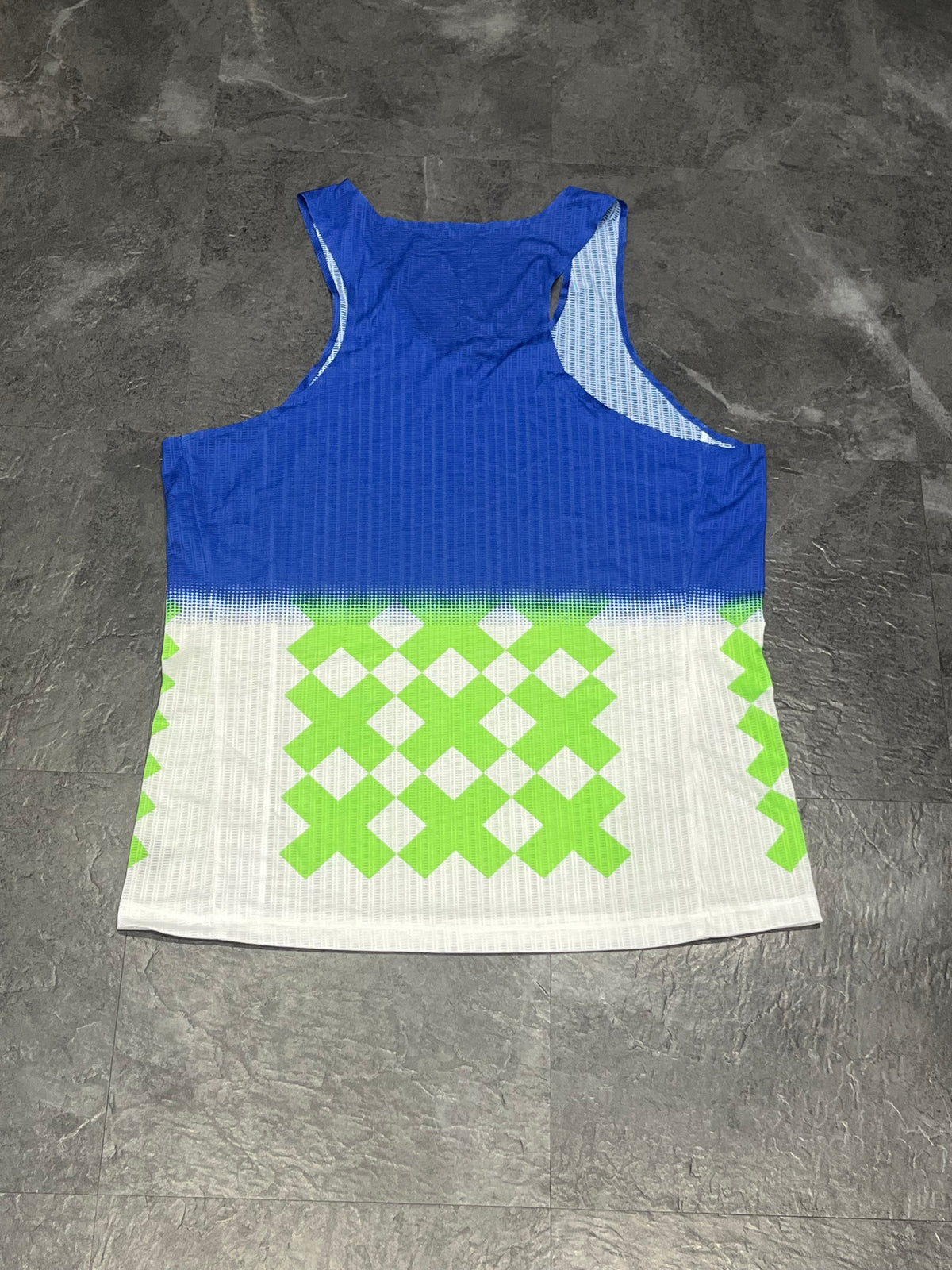Blue/Green/White SOAR Men’s Club Racing Singlet