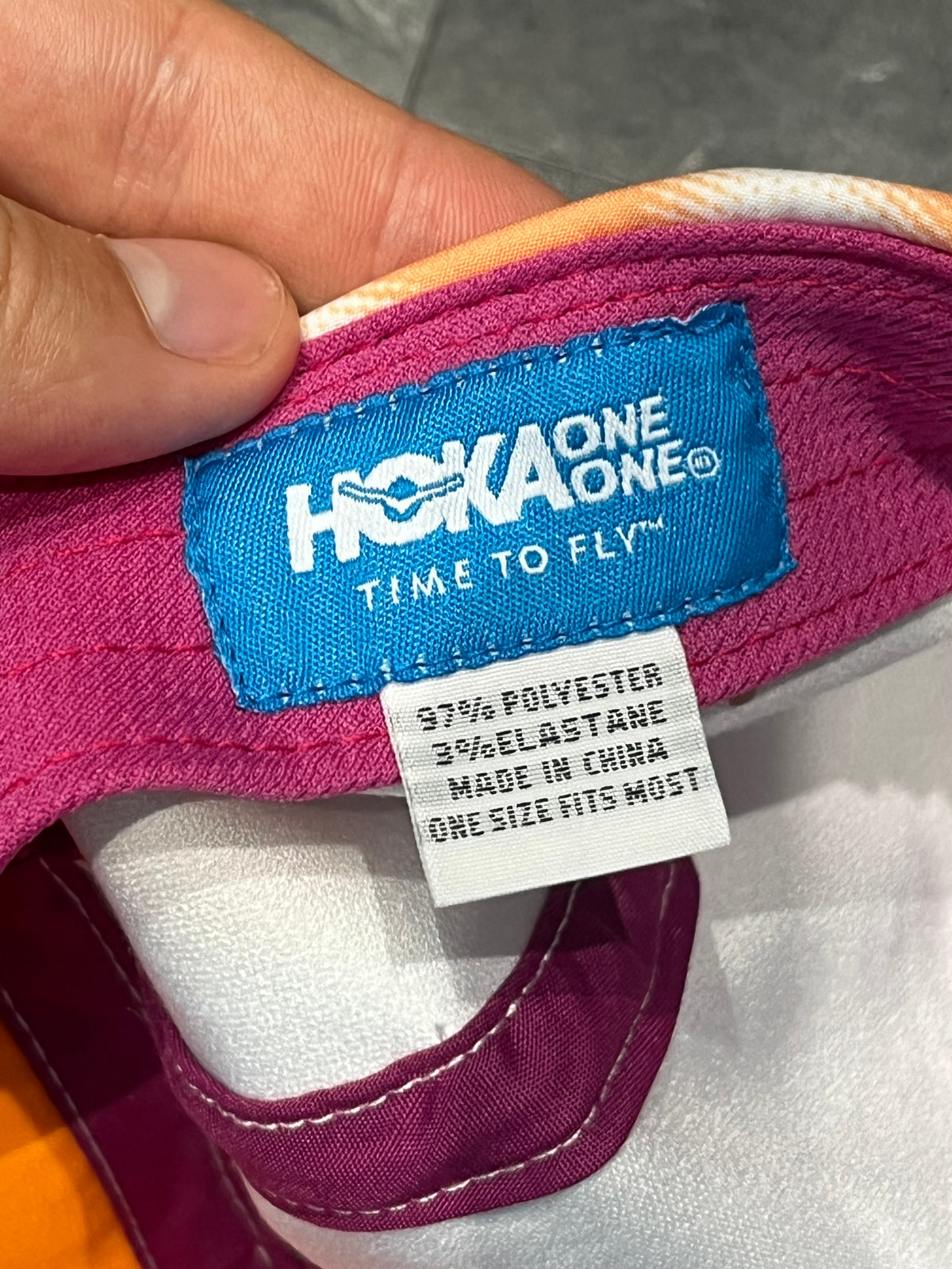 HOKA Unisex Vibrant 5 Panel Running Cap