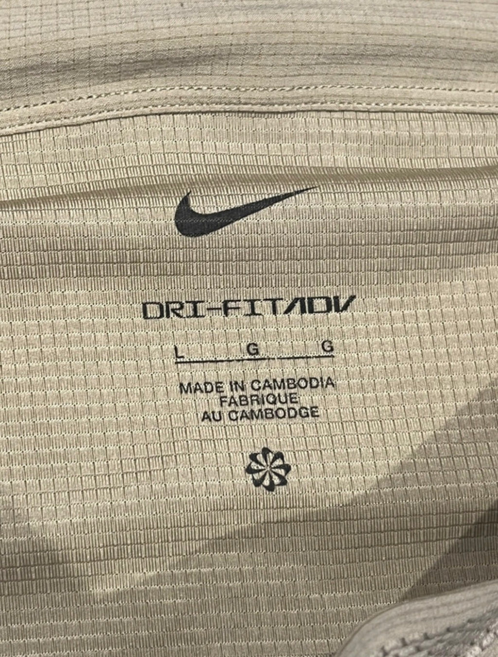 Beige Nike Men’s Dri Fit ADV Aeroswift Racing Bottoms