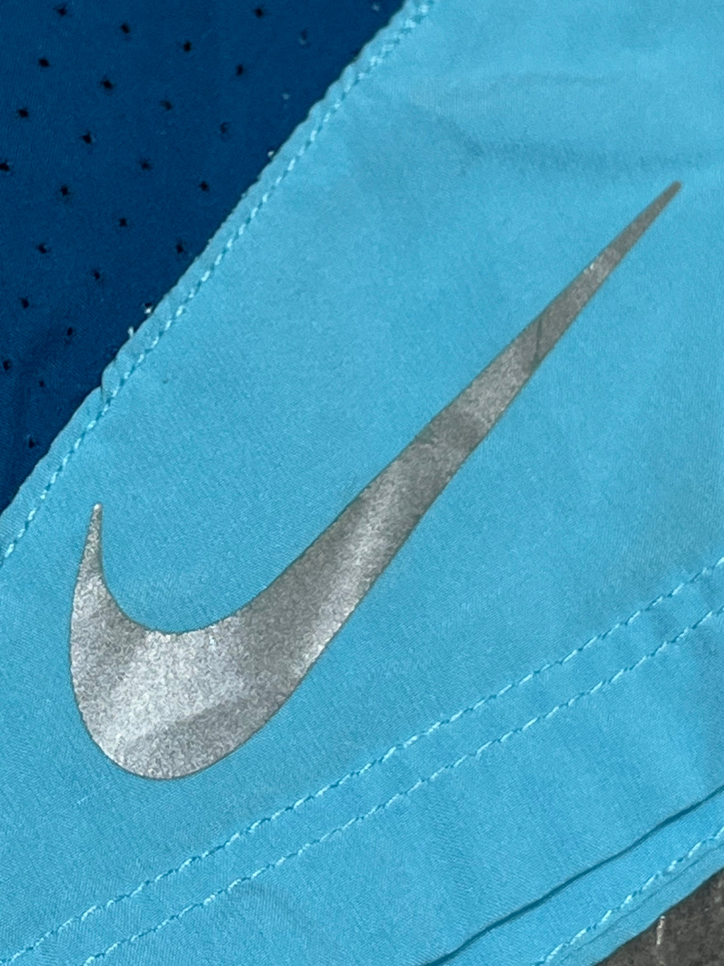 Navy / Light Blue Nike Men’s Dri Fit Miler Running Shorts