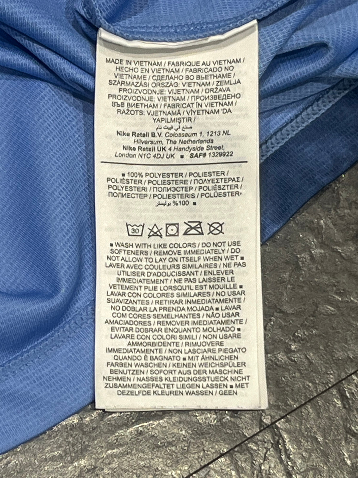 Blue Nike Men’s Dri Fit Running Division T Shirt