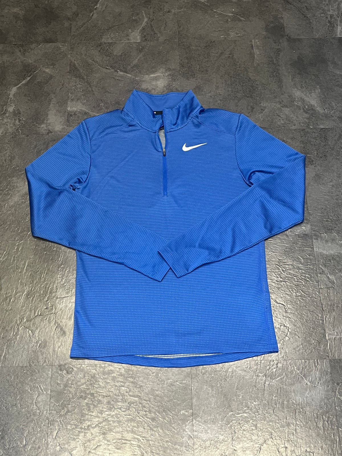 Blue Nike Men’s Dri Fit Pacer 1/2 Zip Top