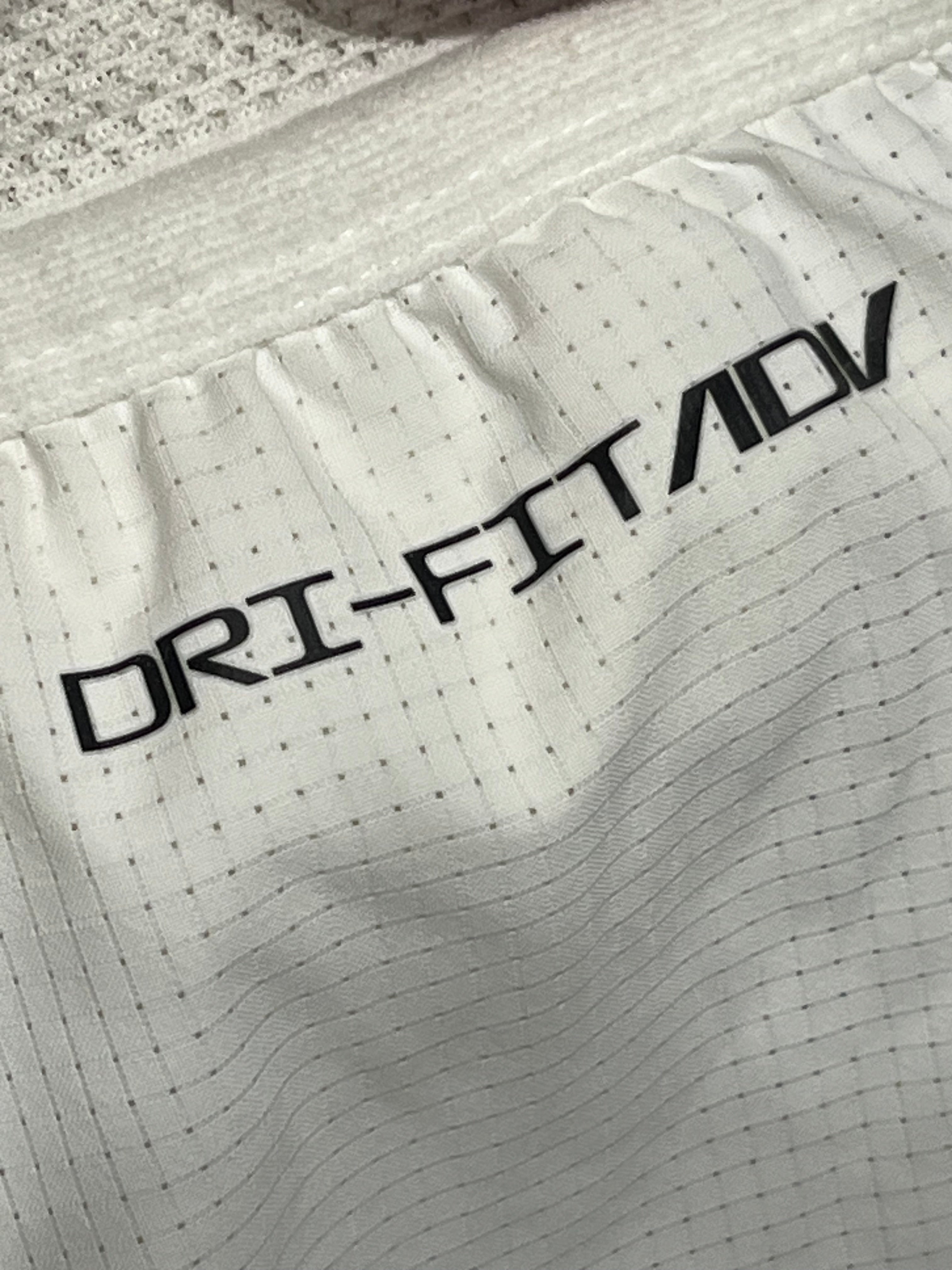 White & Blue Nike Men’s Dri Fit ADV 2” Racing Split Shorts