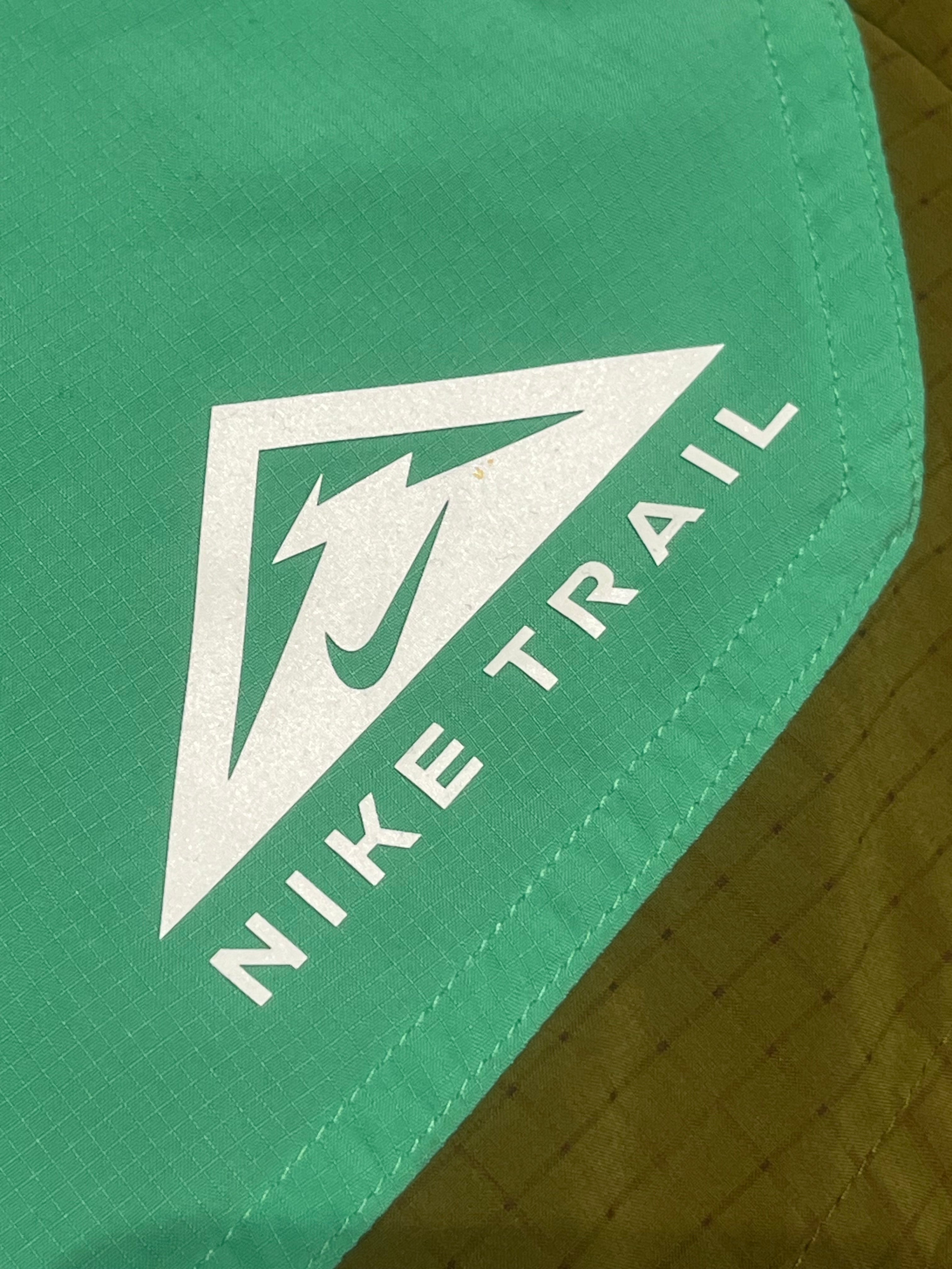 Mint Green & Olive Nike Men’s Dri Fi Trail 5” Brief Lined Running Shorts