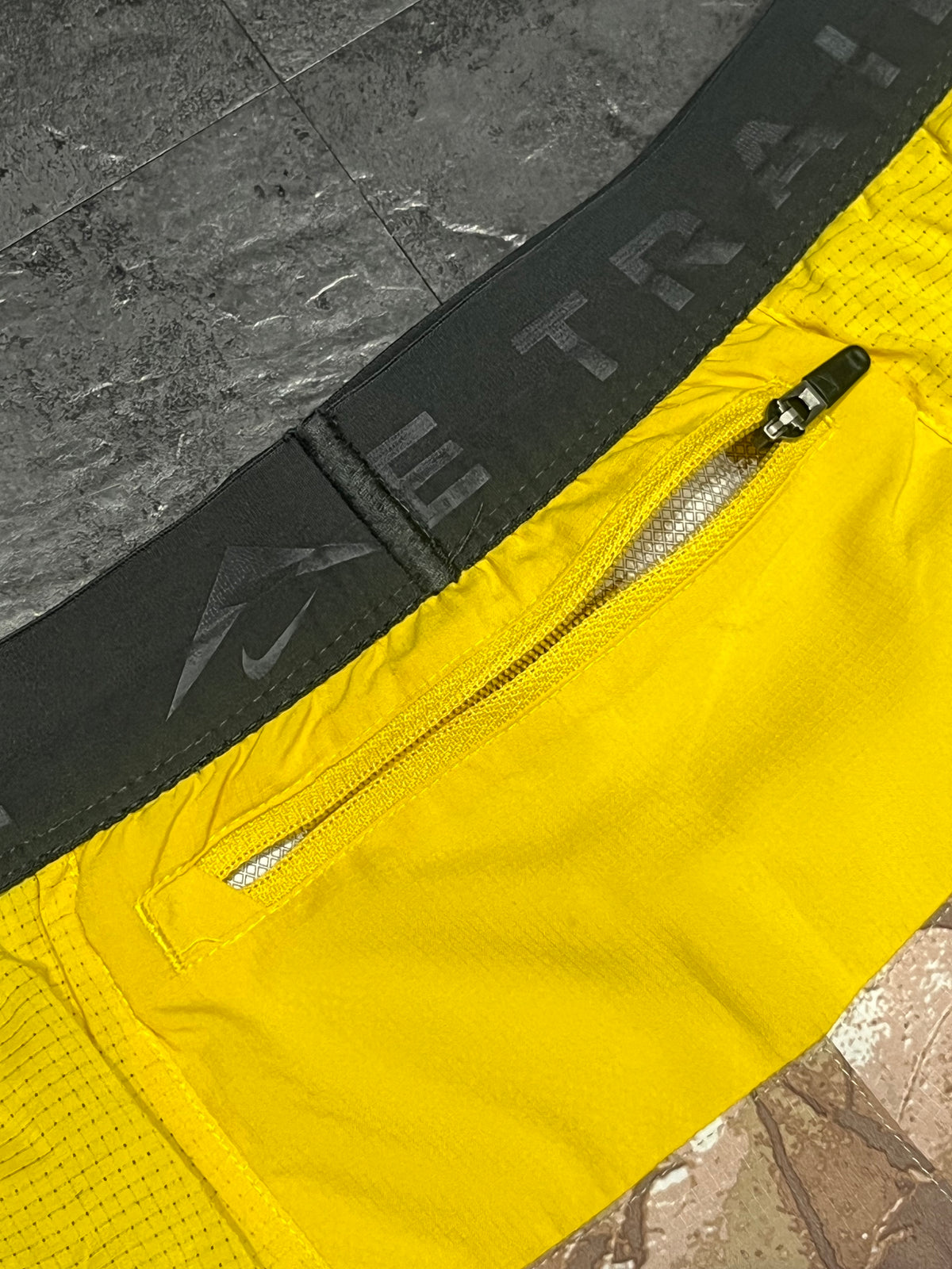 “Cracked Earth” Nike Men’s Dri Fit Trail 7” Brief Lined Running Shorts