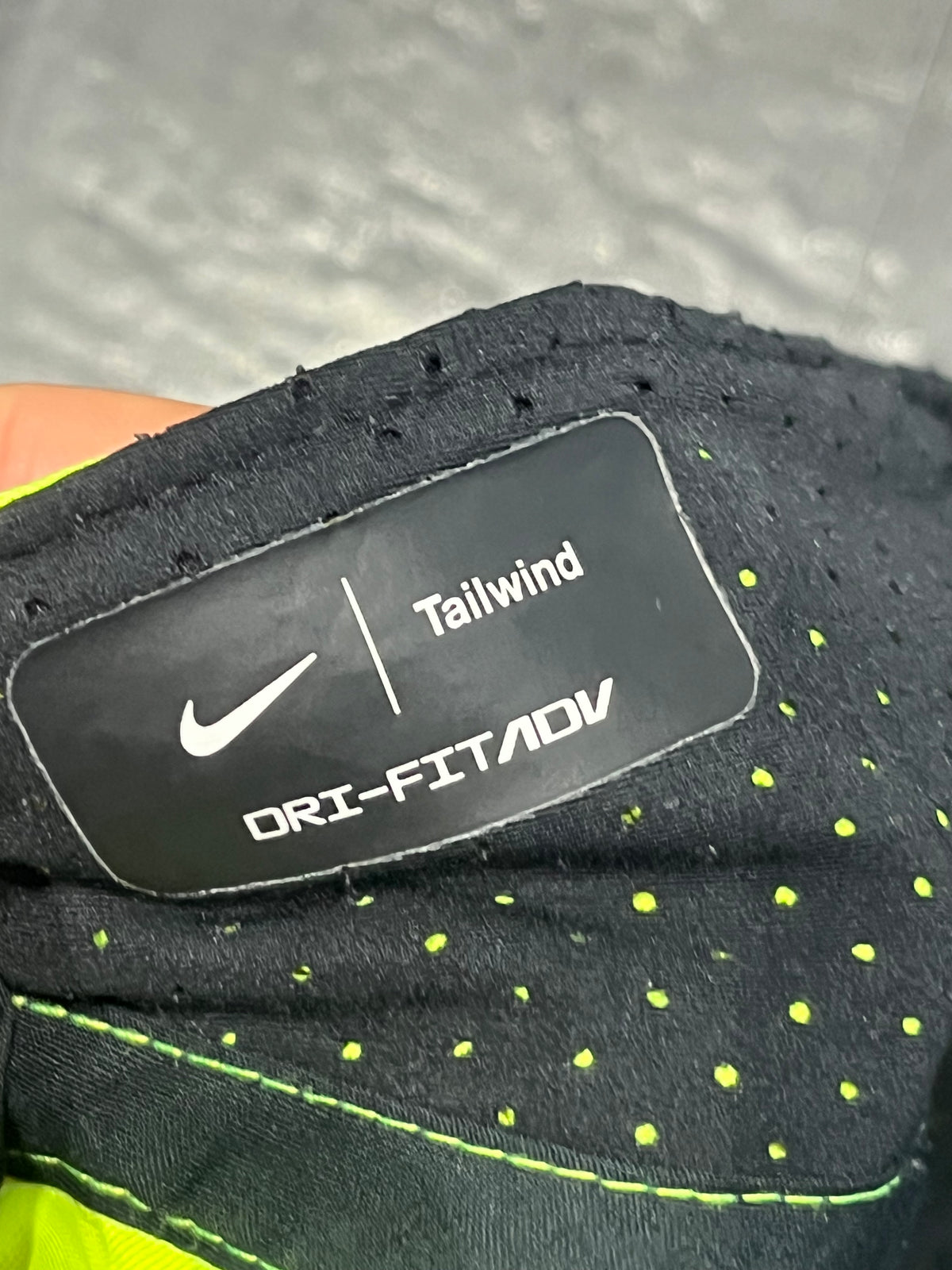 Neon Nike Men’s Dri Fit ADV Fly Tailwind Running Cap