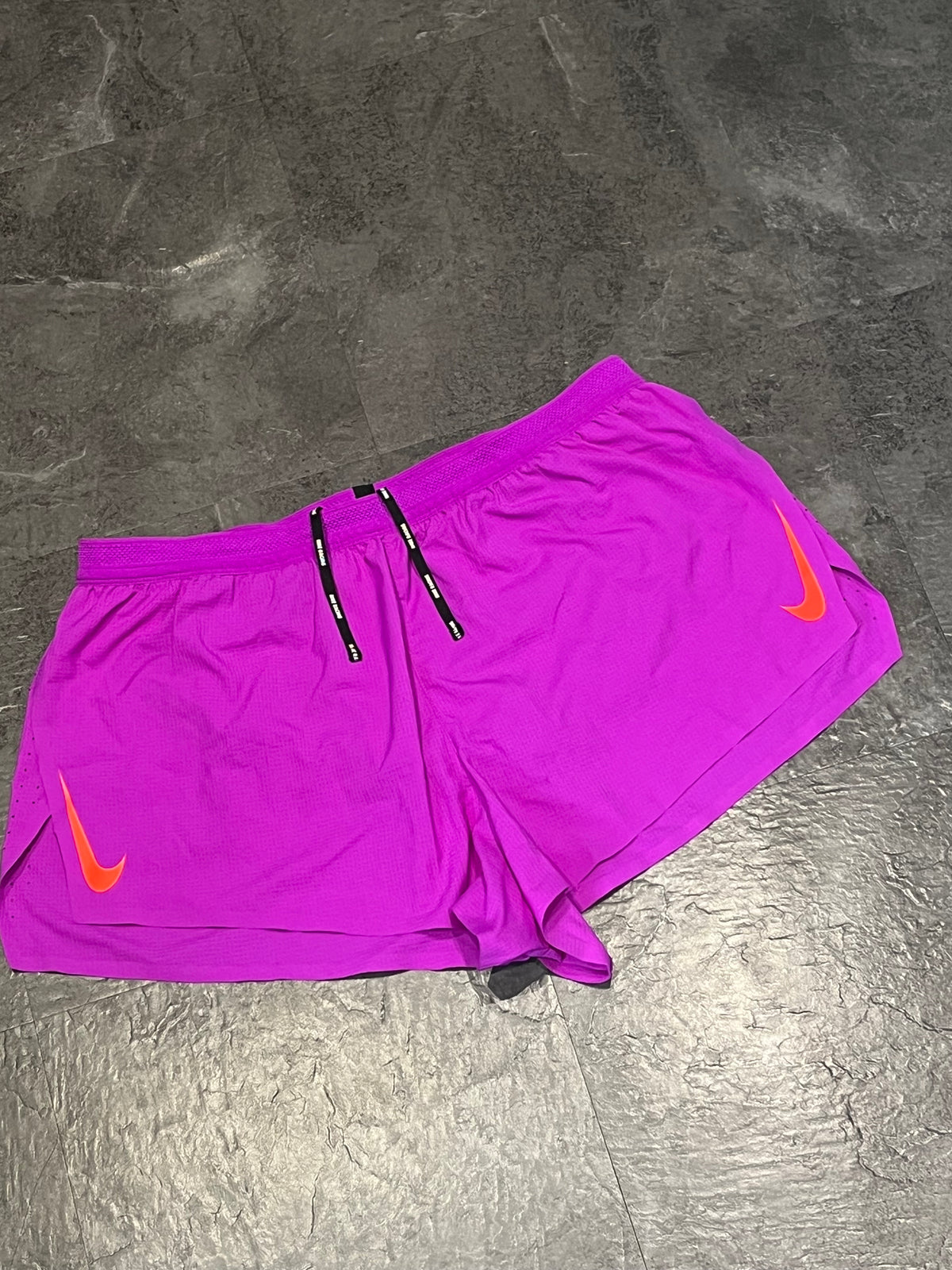 Vivid Purple Nike Men’s Dri Fit ADV Aeroswift 2” Racing Split Shorts