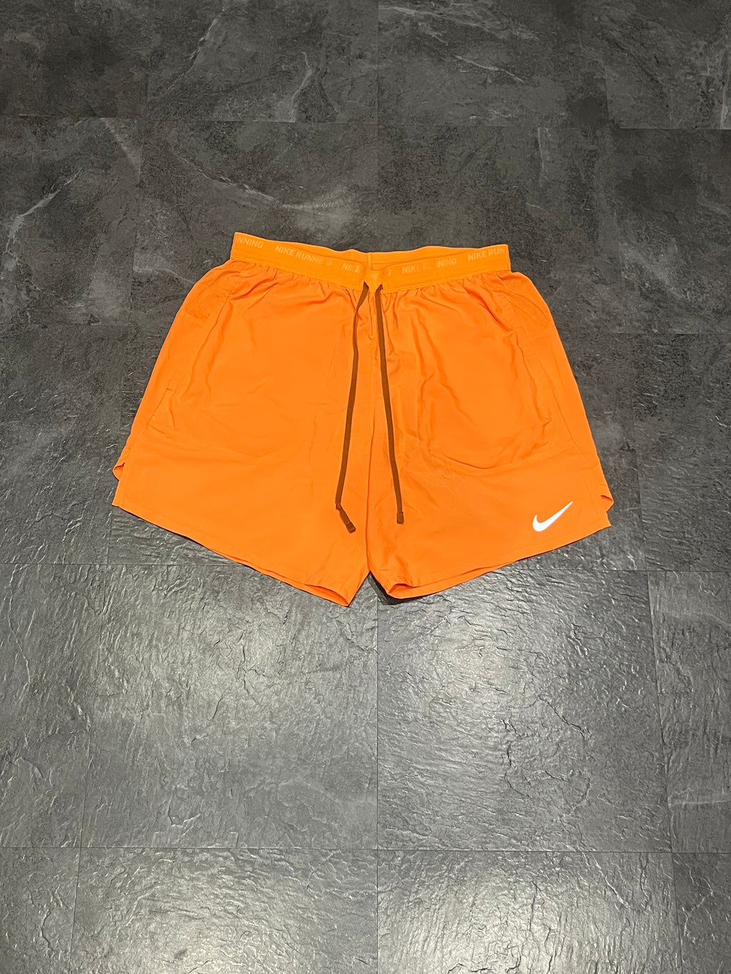 Orange Nike Men’s Dri Fit Flex Stride 7” 2IN1 Running Shorts