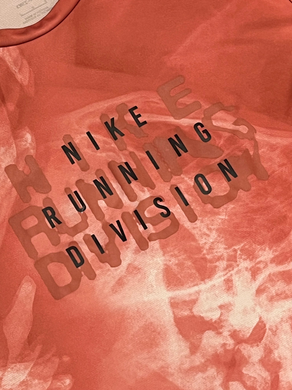 Coral Nike Men’s Dri Fit Running Division T Shirt