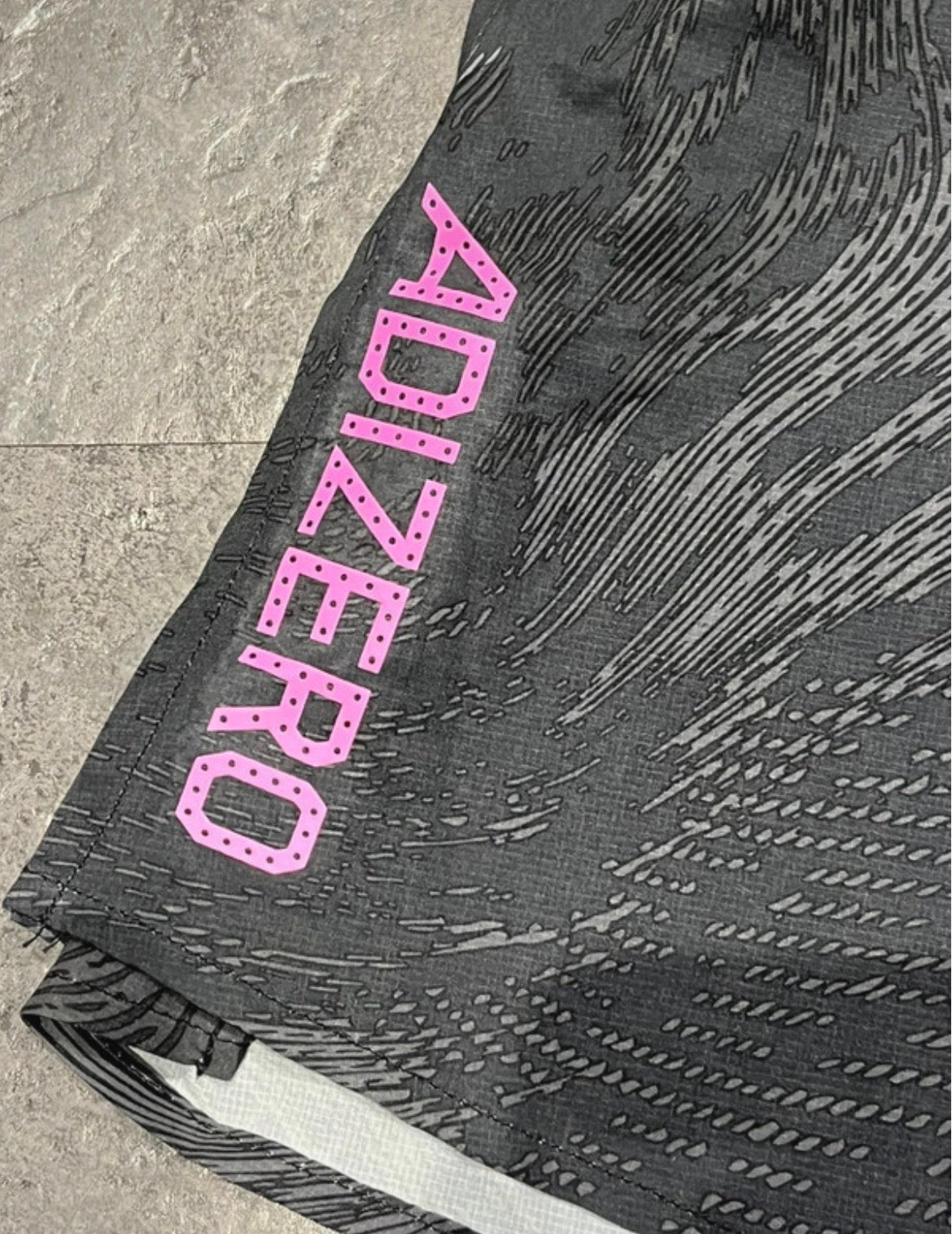 Black & Pink Adidas Mens Adizero Pro Elite Racing Split Shorts