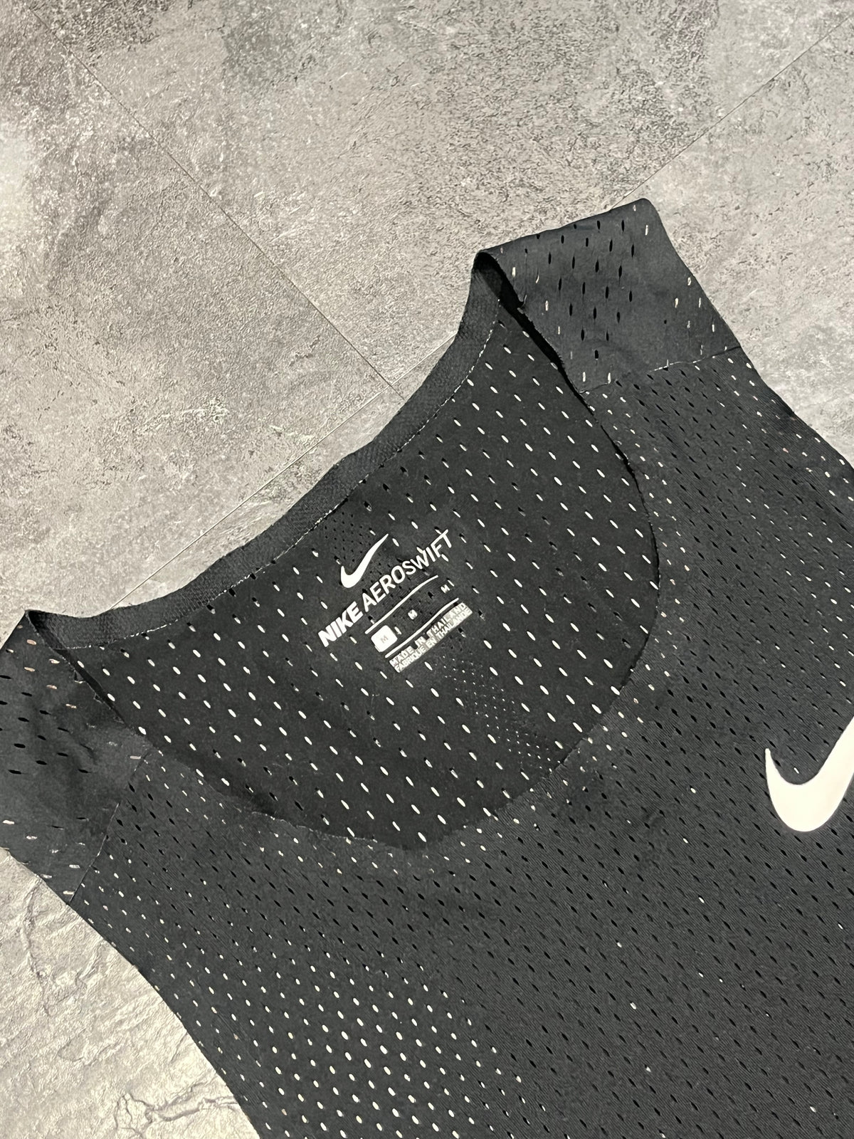 Black Nike Men’s Aeroswift Pro Elite Racing Singlet