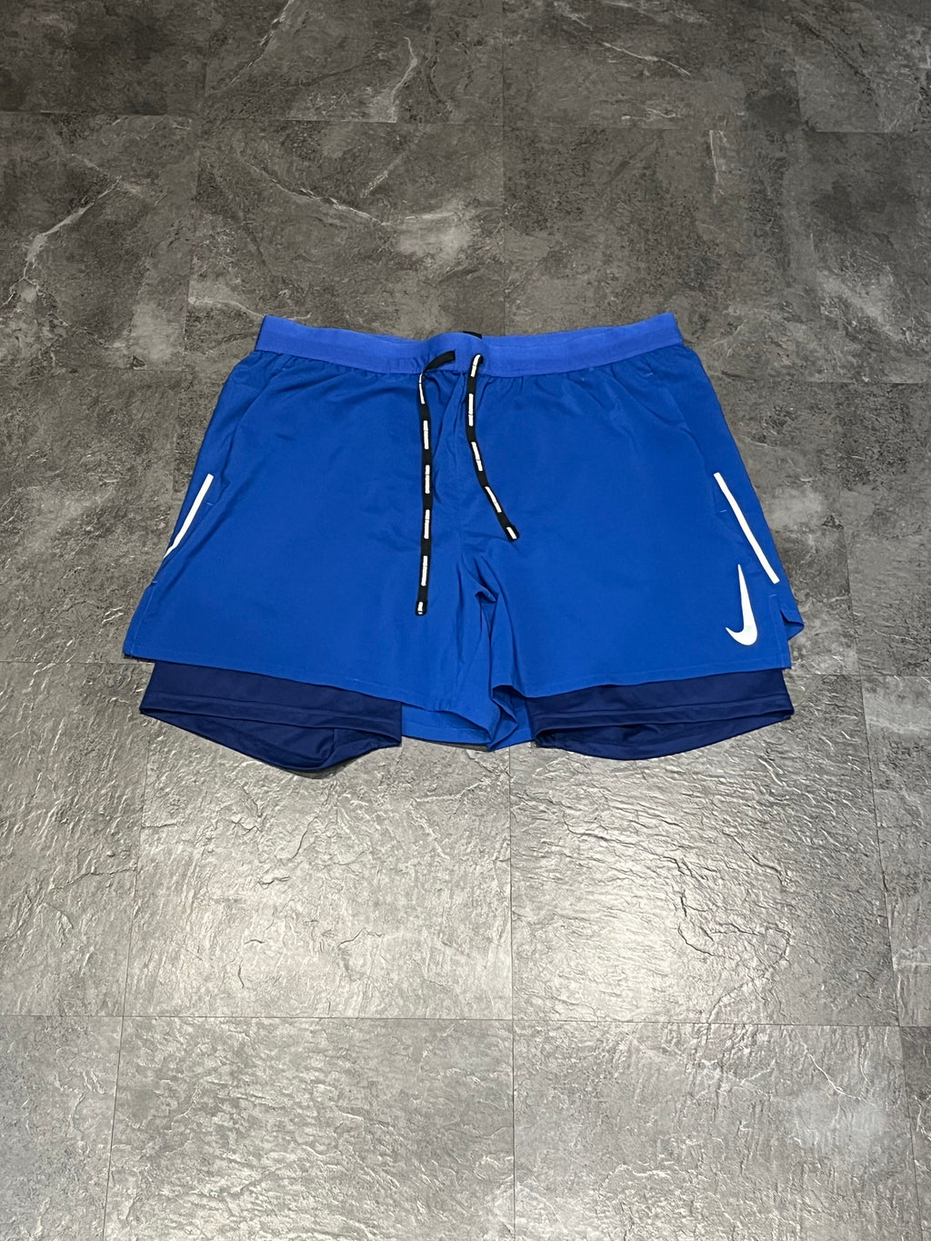 Blue Nike Men’s Dri Fit Flex Stride 2IN1 7” Running Shorts