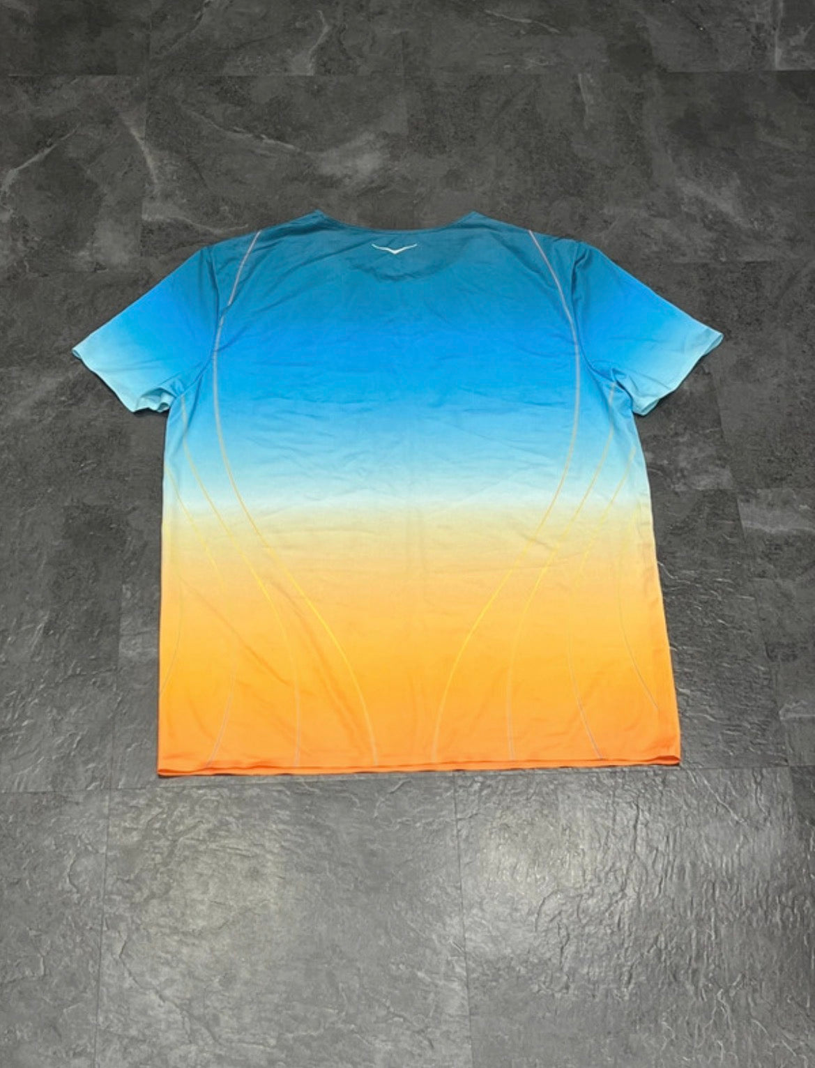 Orange/Blue Hoka Men’s Pro Elite Running T Shirt