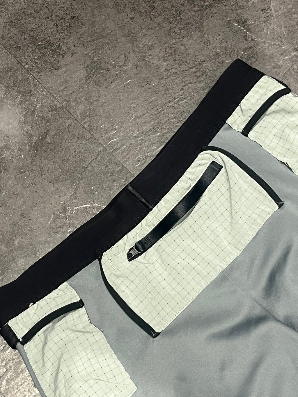 Grey Nike Men’s Dri Fit Trail Racing 1/2 Tights