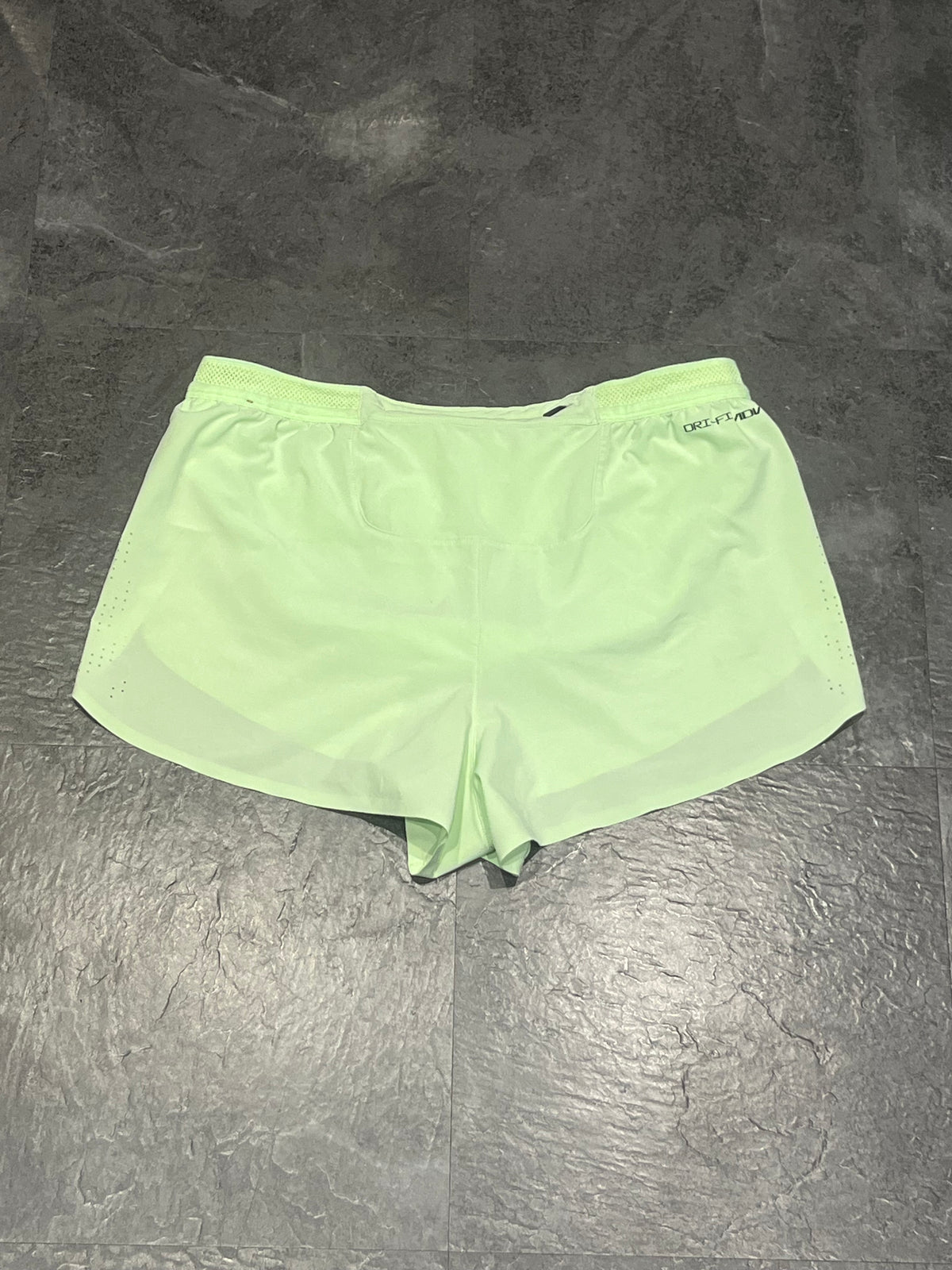 Vapour Green Nike Men’s Dri Fit ADV Aeroswift 2” Racing Split Shorts