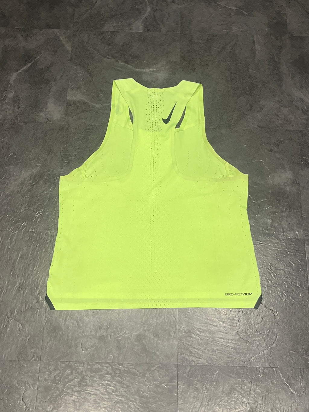 Volt Yellow Nike Men’s Dri Fit ADV Aeroswift Racing Singlet