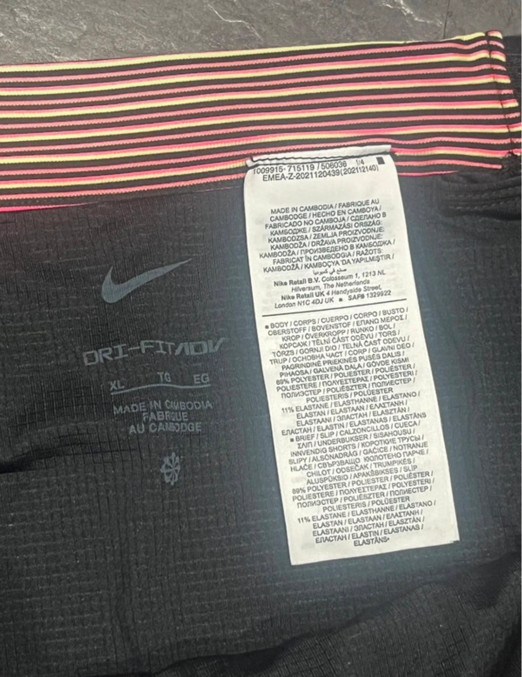Black/Hyper Pink Nike Dri Fit ADV Aeroswift Men’s Racing 1/2 Tights