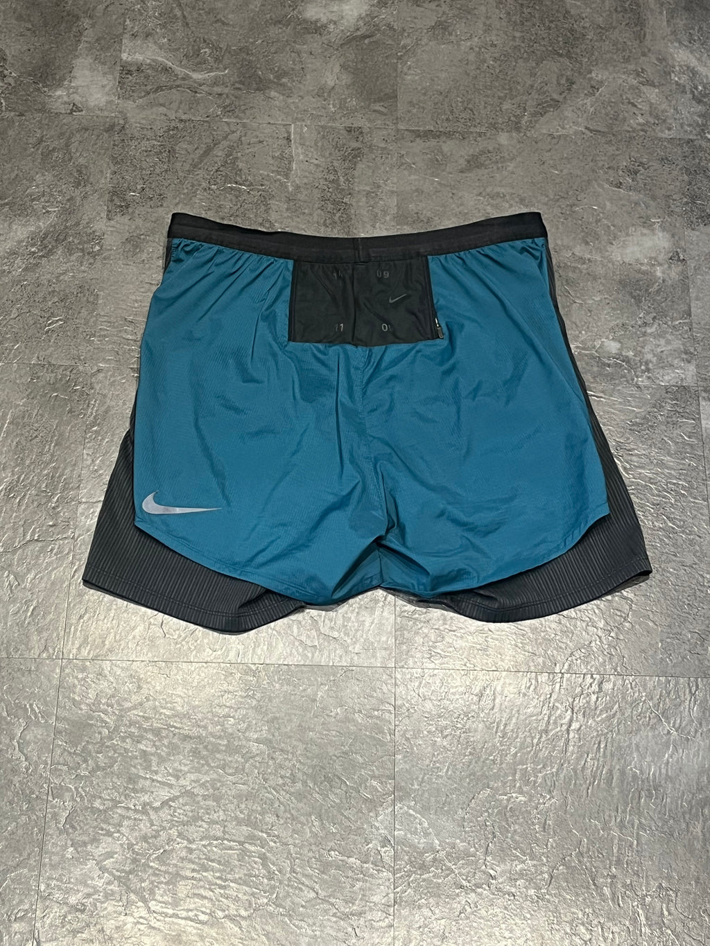 Blue/Black Nike Men’s Dri Fit Tech Pack 2in1 Hybrid Running Shorts