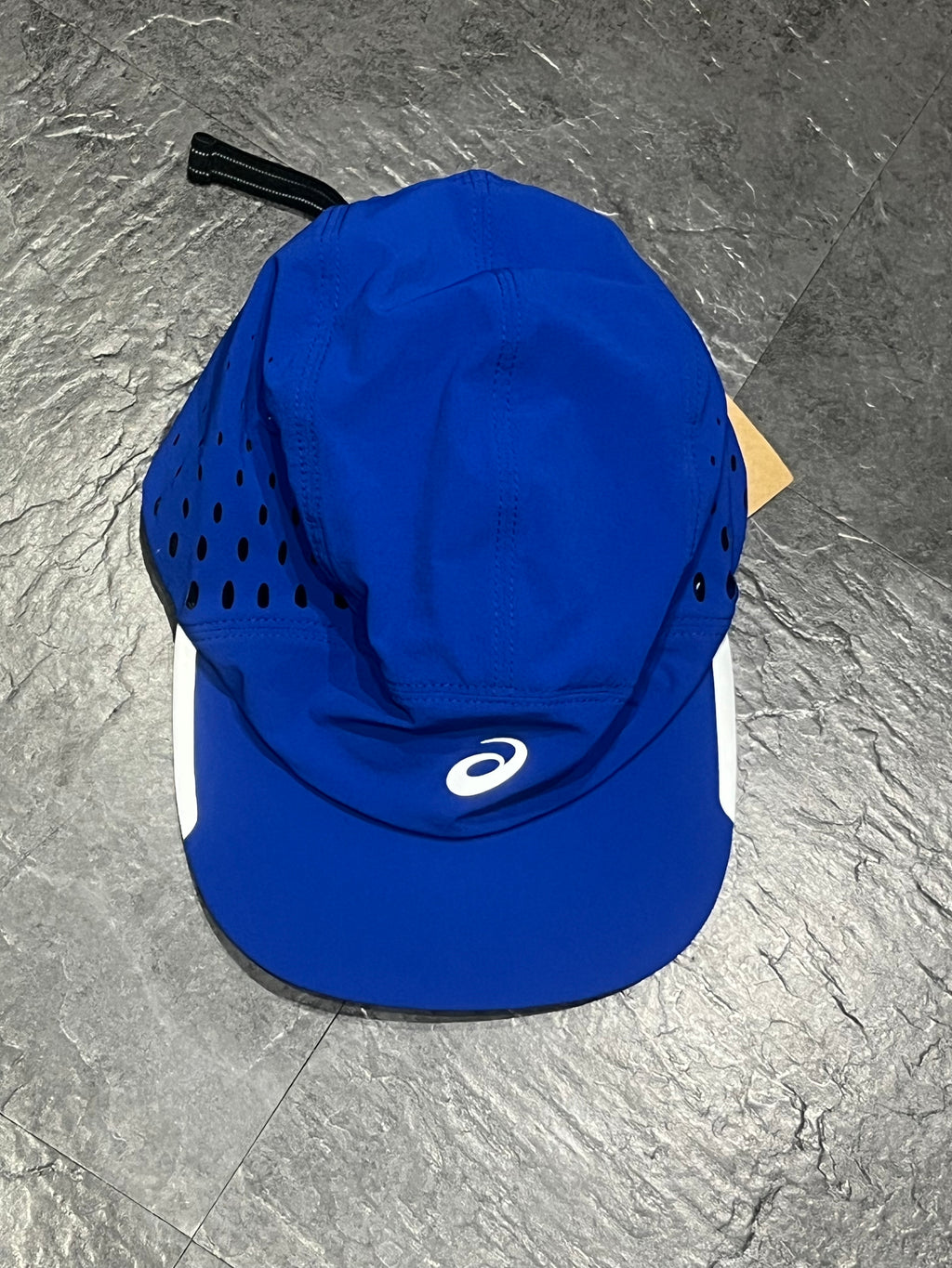 Blue ASICS Ultra Lightweight Running Cap