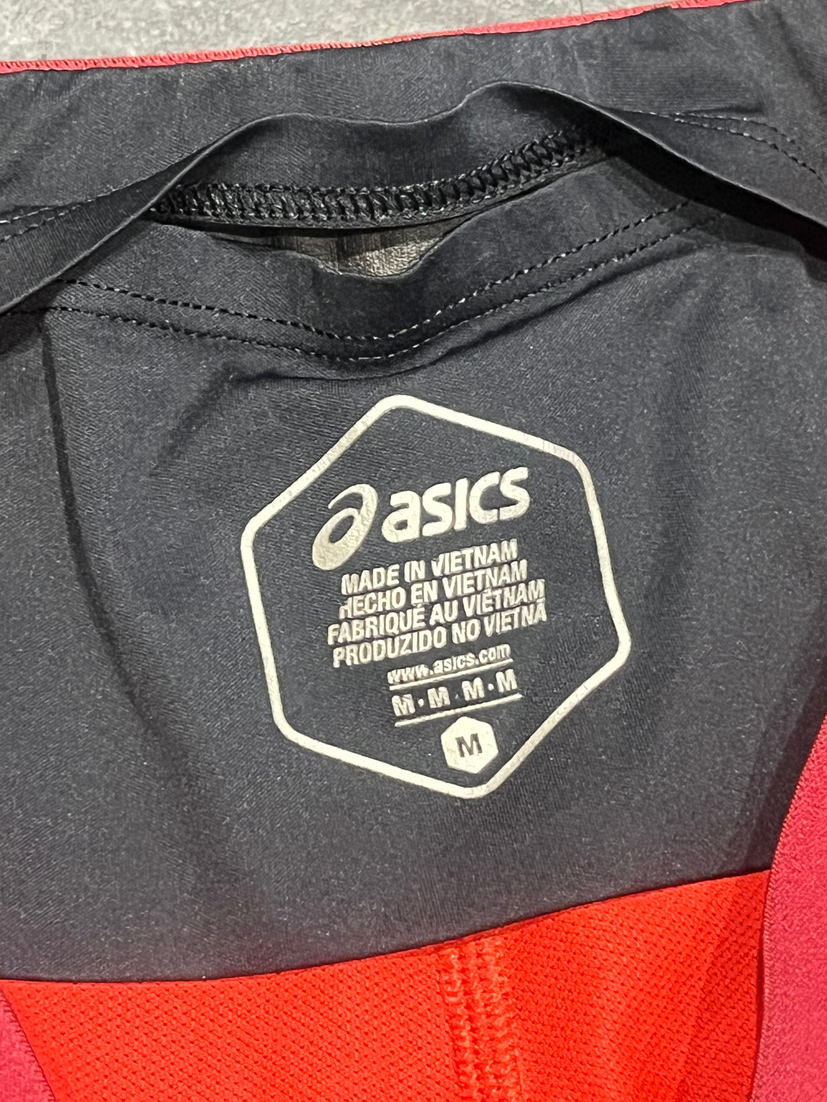 Red Asics Men’s 2IN1 Ventilate Performance Running Shorts