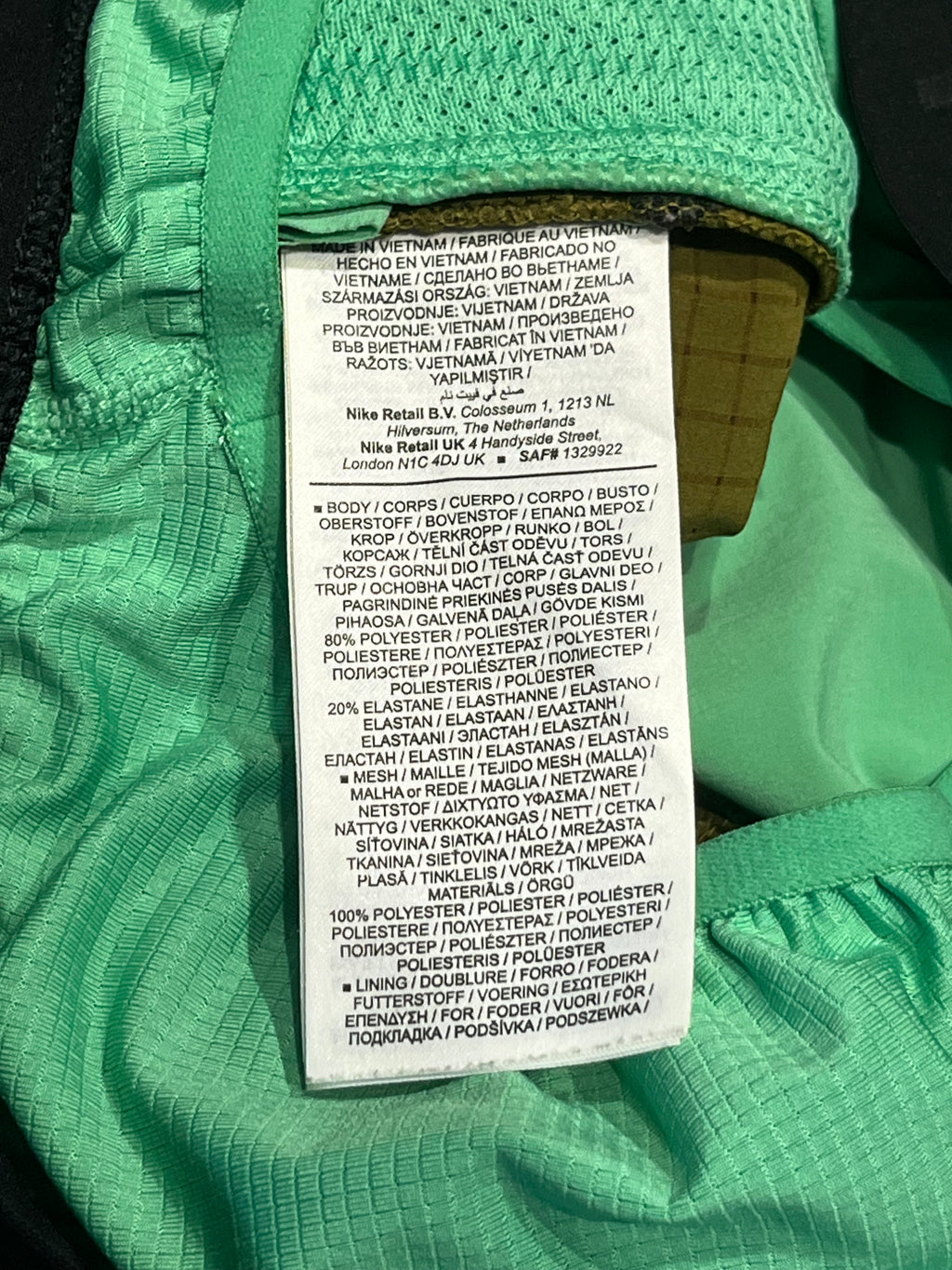 Mint Nike Men’s Dri Fit Trail “Second Sunrise” 7” Brief Lined Running Shorts