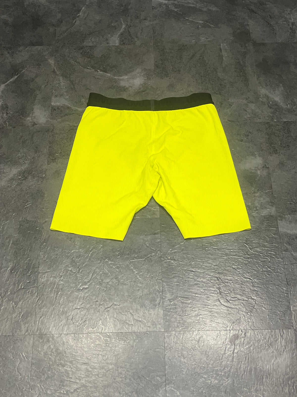 Yellow UVU Men’s Performance Racing 1/2 Tights