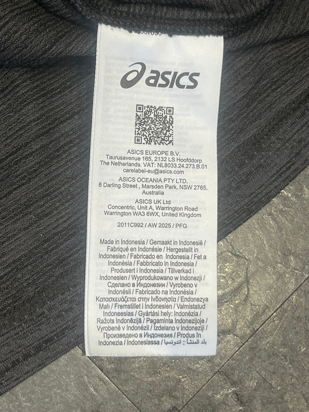 Grey & Black Asics Men’s Actibreeze Road SS Running T Shirt
