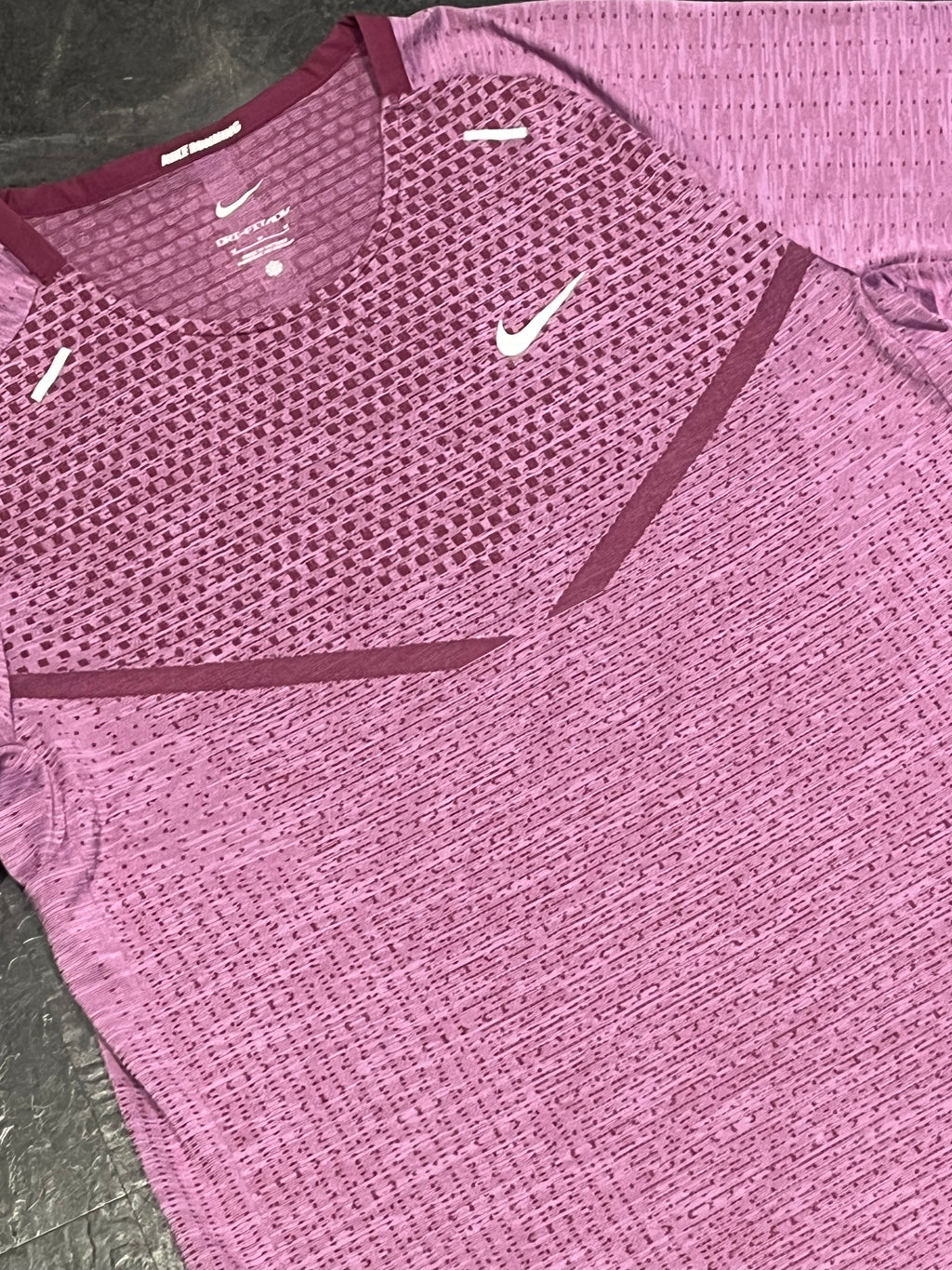 Pink/Purple Nike Men’s Dri Fit ADV Running T Shirt