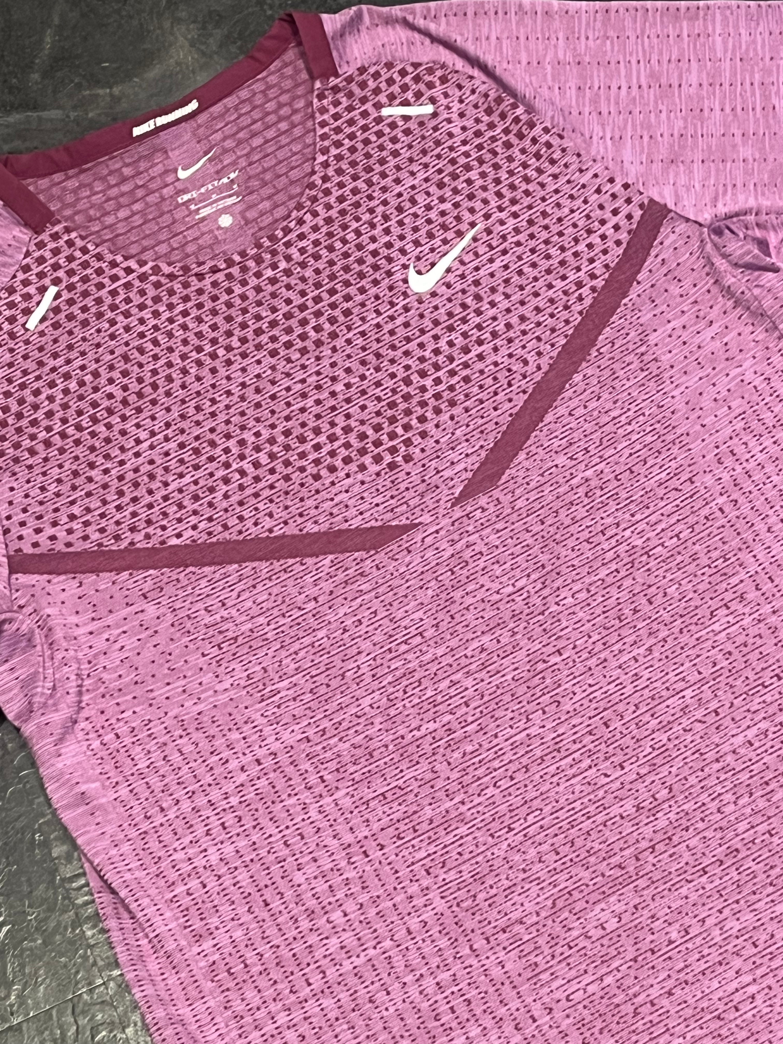 Pink/Purple Nike Men’s Dri Fit ADV Running T Shirt