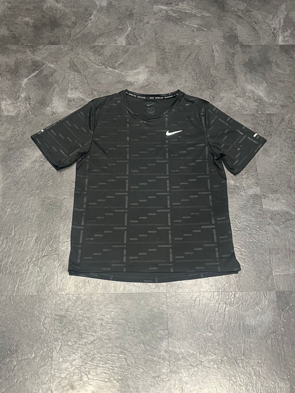 Black Nike Men’s Dri Fit Running Division Miler Running T Shirt