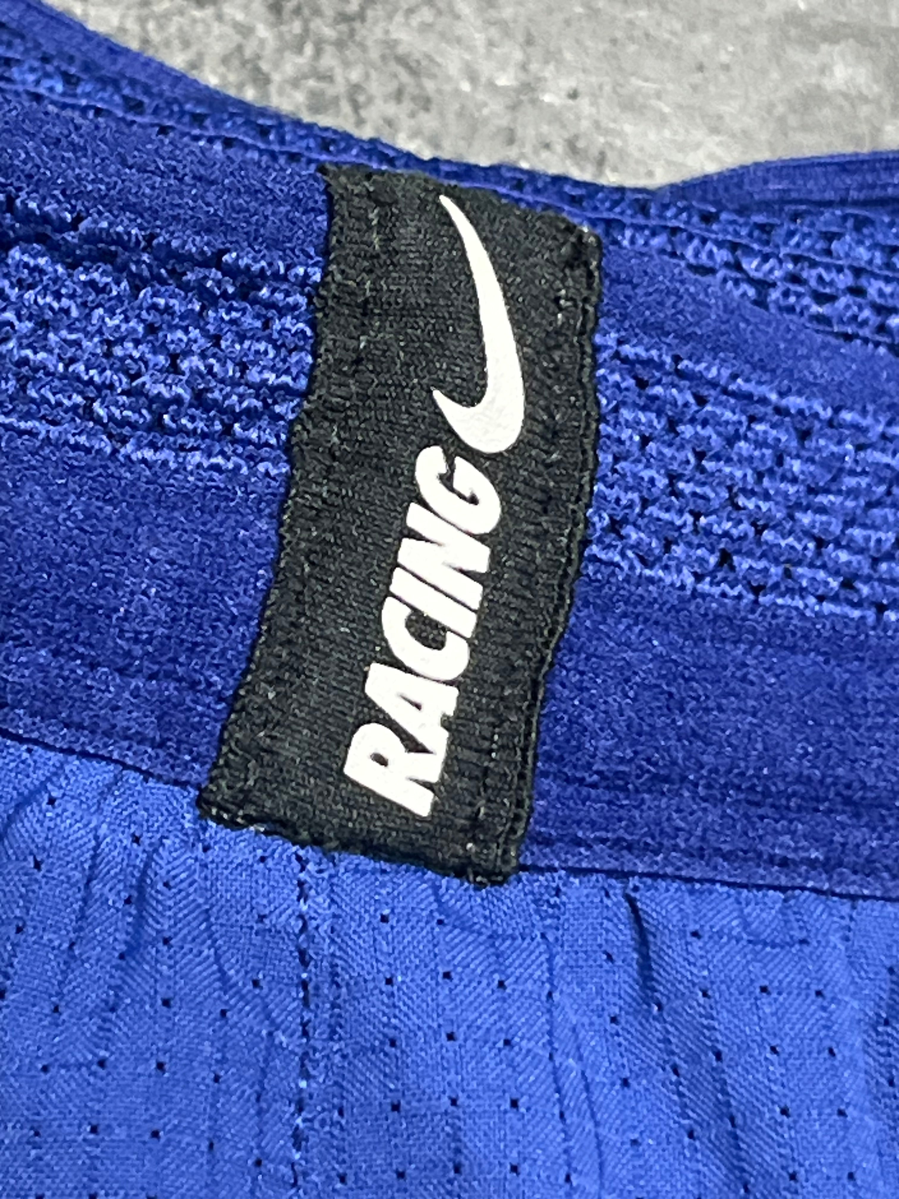Blue & Orange Nike Men’s Dri Fit ADV Aeroswift 2” Racing Split Shorts
