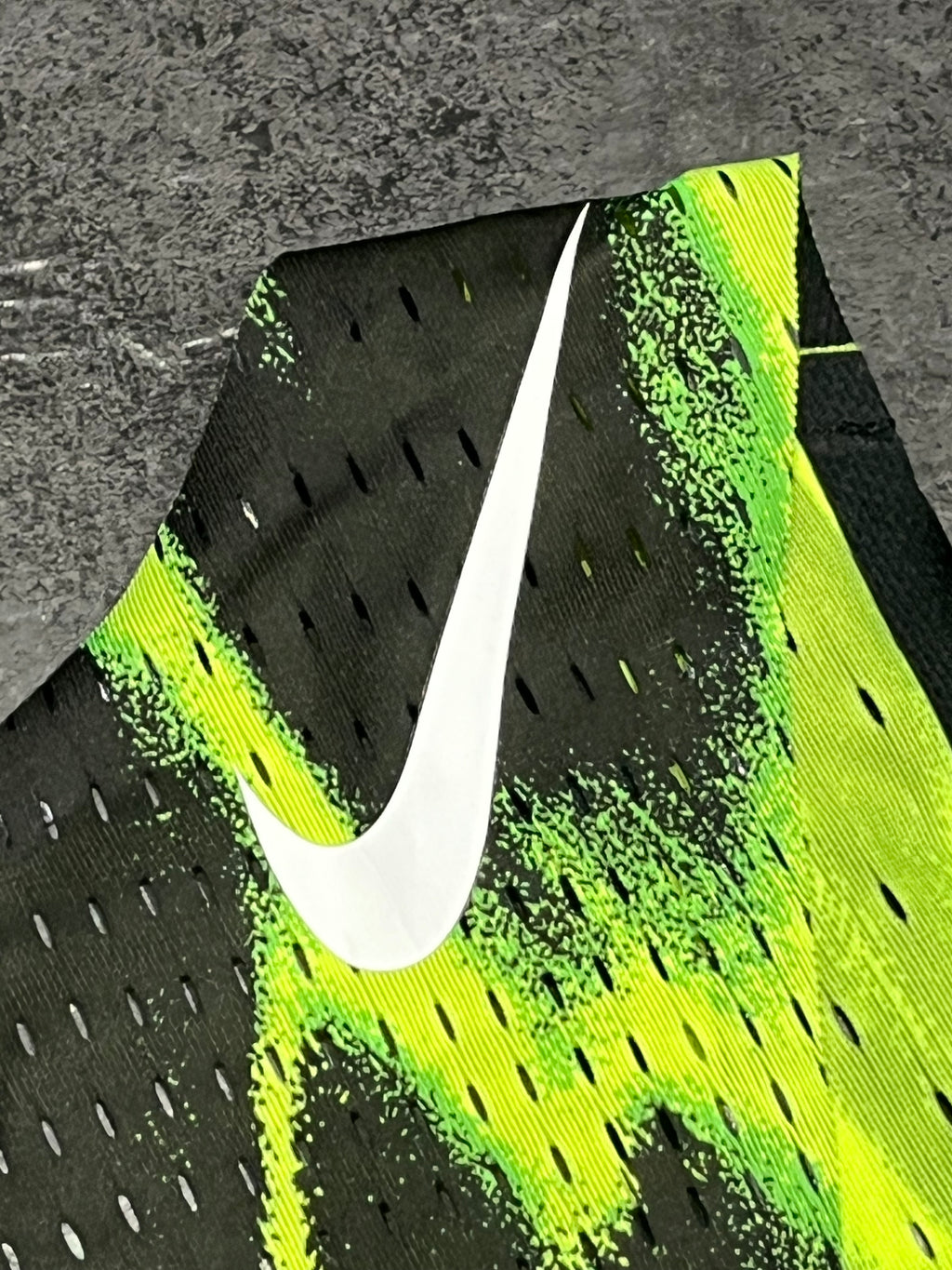 Black & Volt Green Nike Men’s Dri Fit ADV Aeroswift Racing Singlet