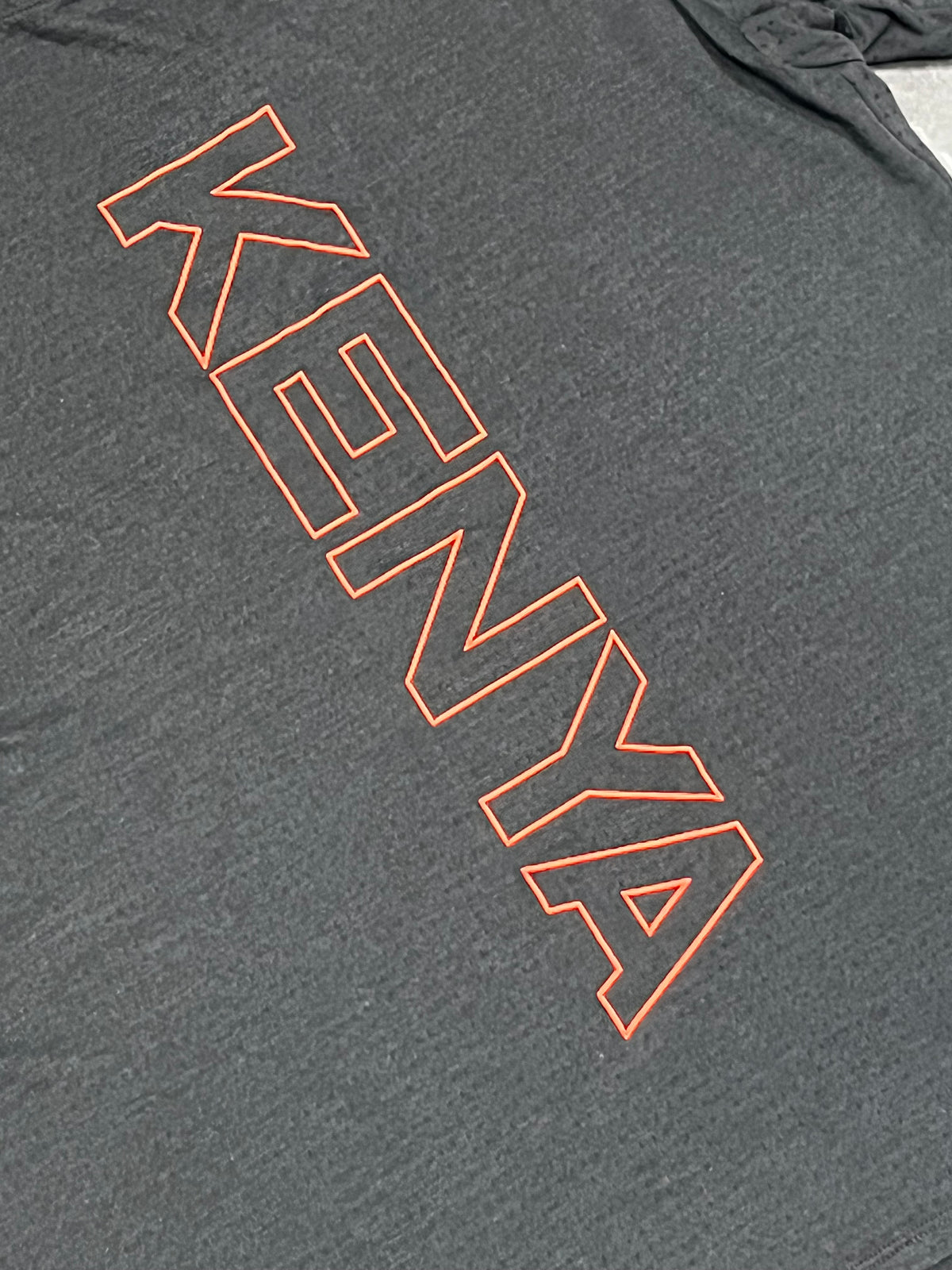 Black Nike Men’s Dri Fit Rise 365 Team Kenya T Shirt