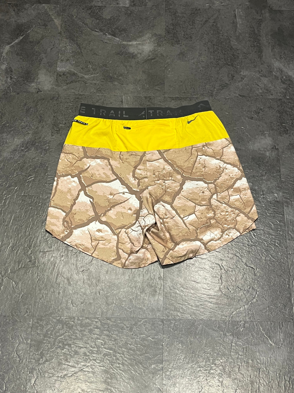 “Cracked Earth” Nike Men’s Dri Fit Trail 7” Brief Lined Running Shorts