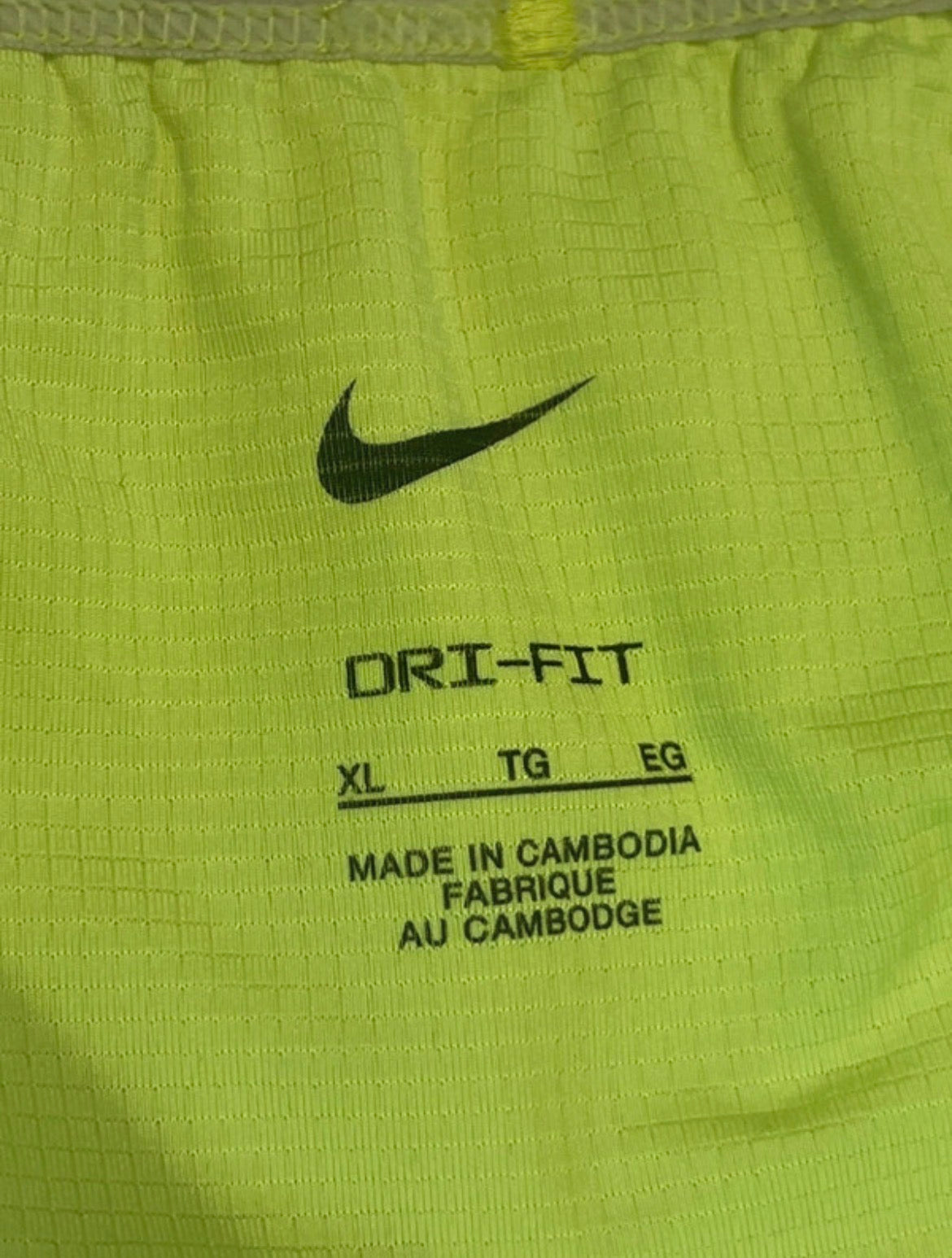 Neon Yellow Nike Men’s Dri Fit Flex Stride Running Shorts