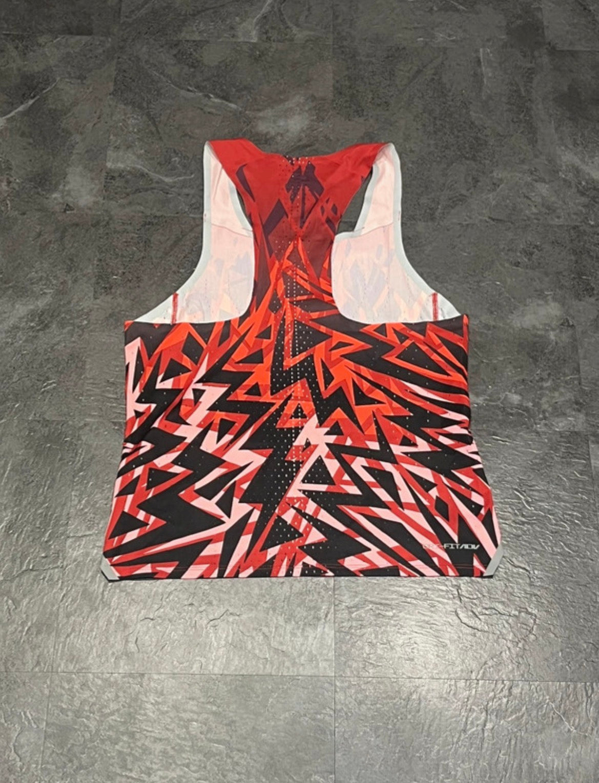 Red Nike Men’s Dri Fit ADV Aeroswift Bowerman Racing Singlet