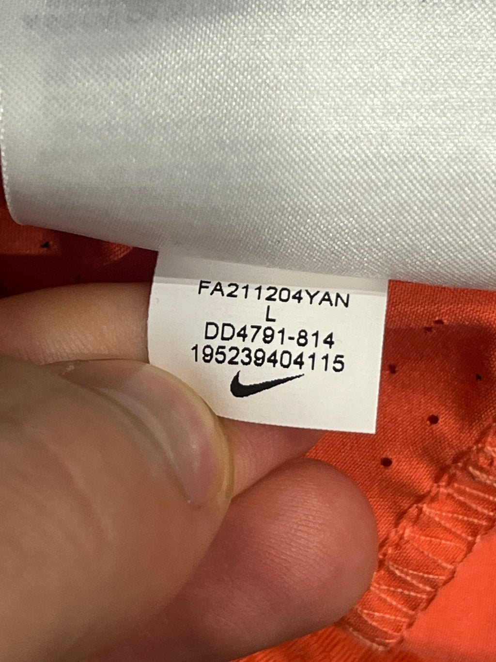 Orange Nike Men’s Dri Fit Running Division 5” Brief Lined Running Shorts