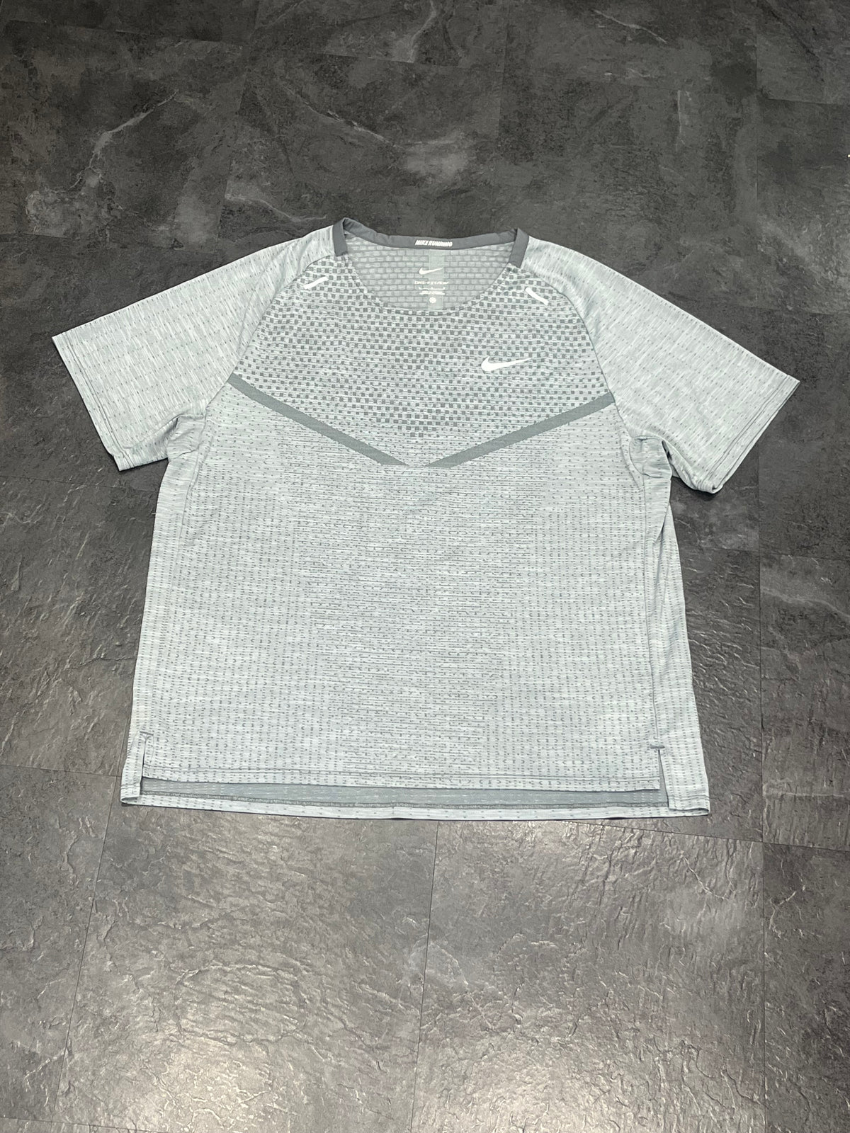 Grey Nike Men’s Dri Fit ADV Running T Shirt