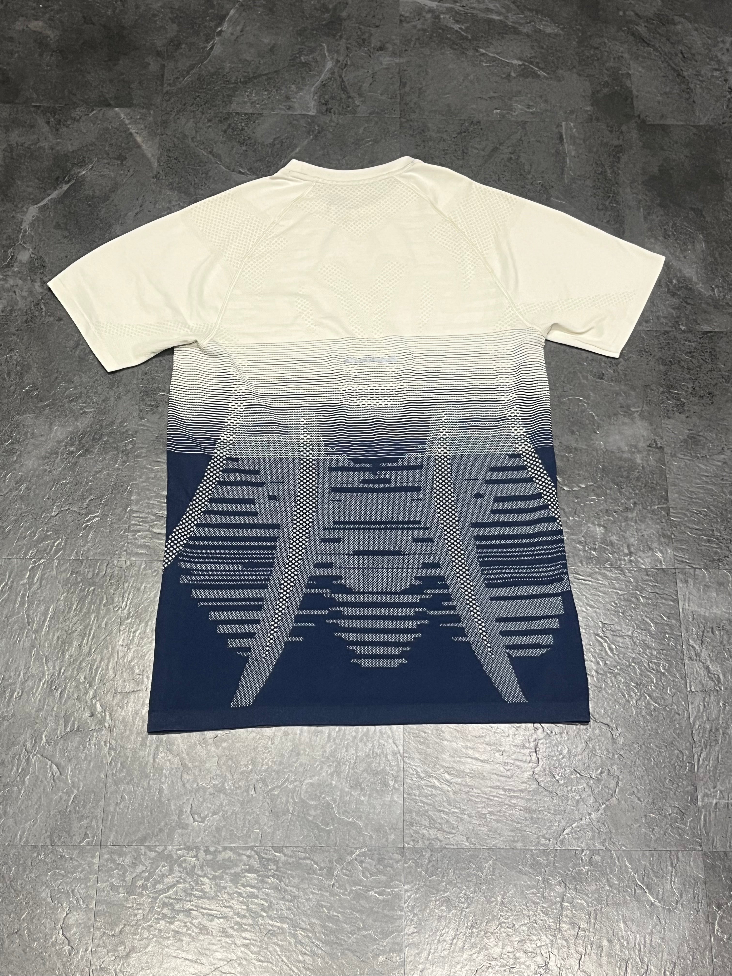 White & Blue ASICS Men’s Actibreeze Seamless SS T Shirt