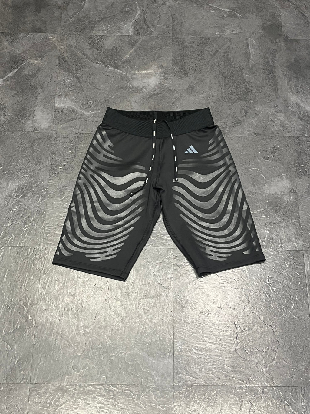 Black Adidas Adizero Women’s Rheon Racing 1/2 Tights