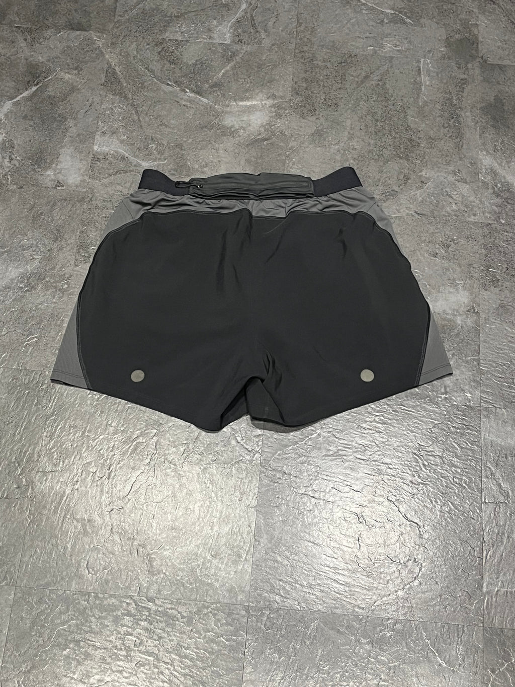 Black/Grey Asics Men’s Actibreeze 5” Brief Lined Road Running Shorts