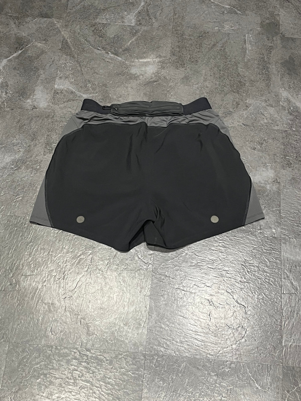 Black/Grey Asics Men’s Actibreeze 5” Brief Lined Road Running Shorts