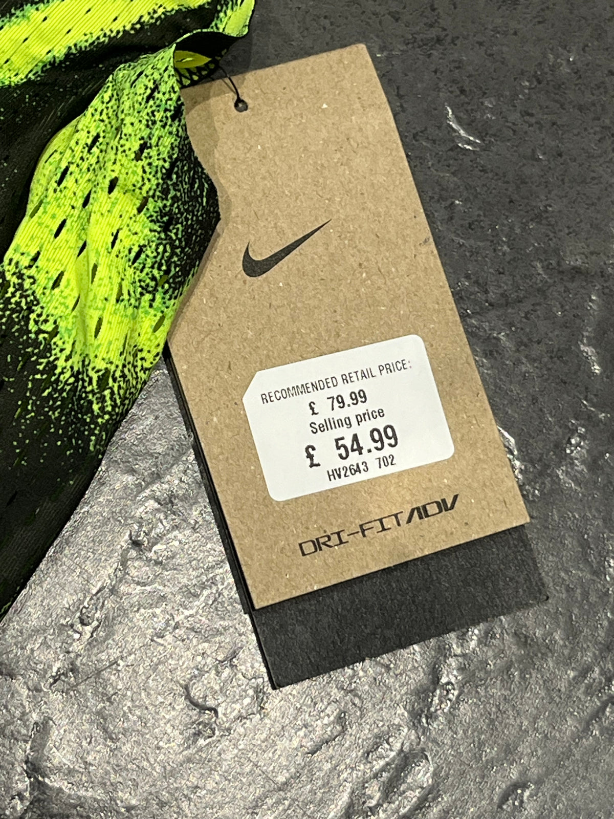 Black & Volt Green Nike Men’s Dri Fit ADV Aeroswift Racing Singlet