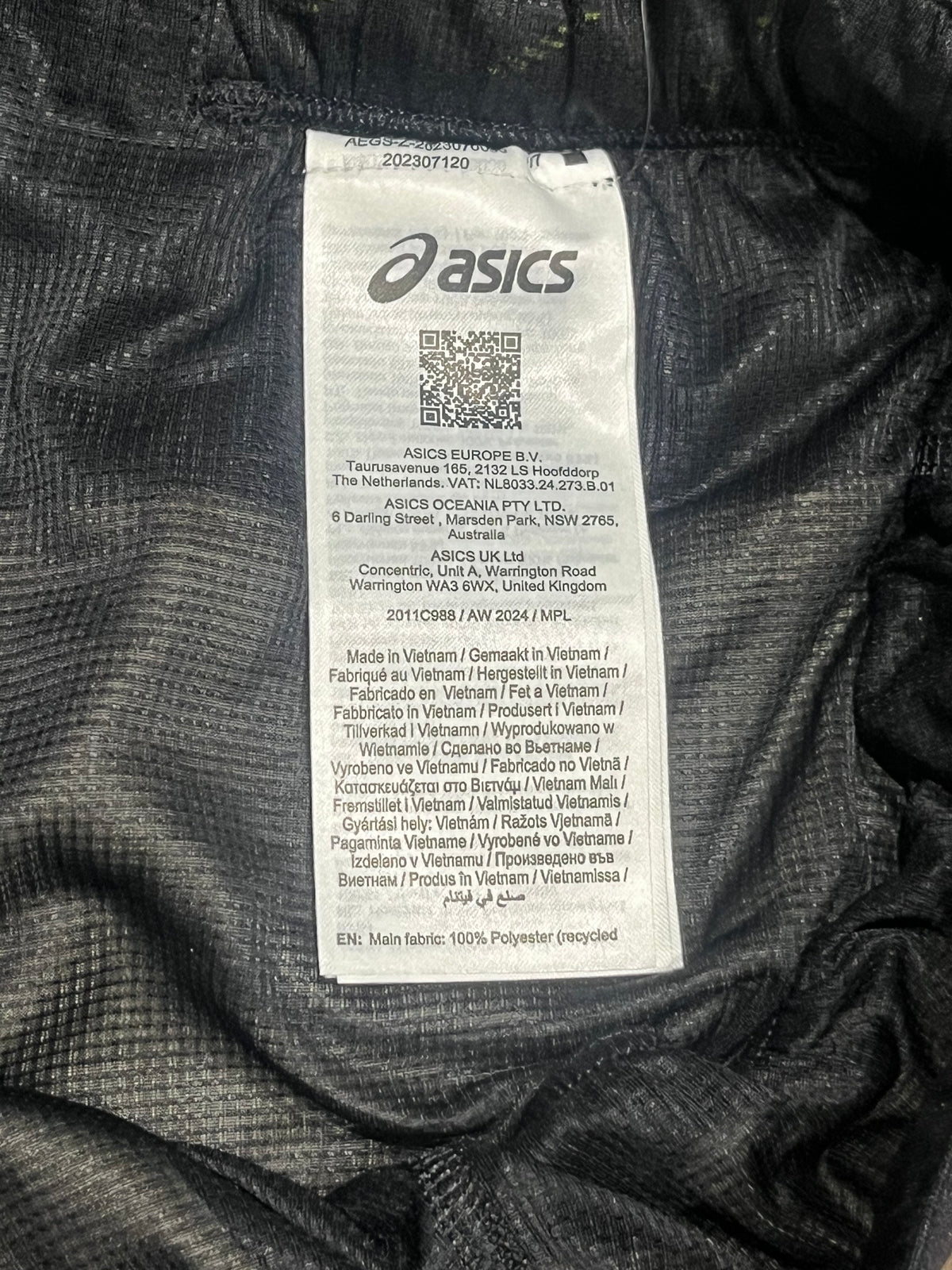 Beige ASICS Men’s Fujitrail 5” Brief Lined Running Shorts