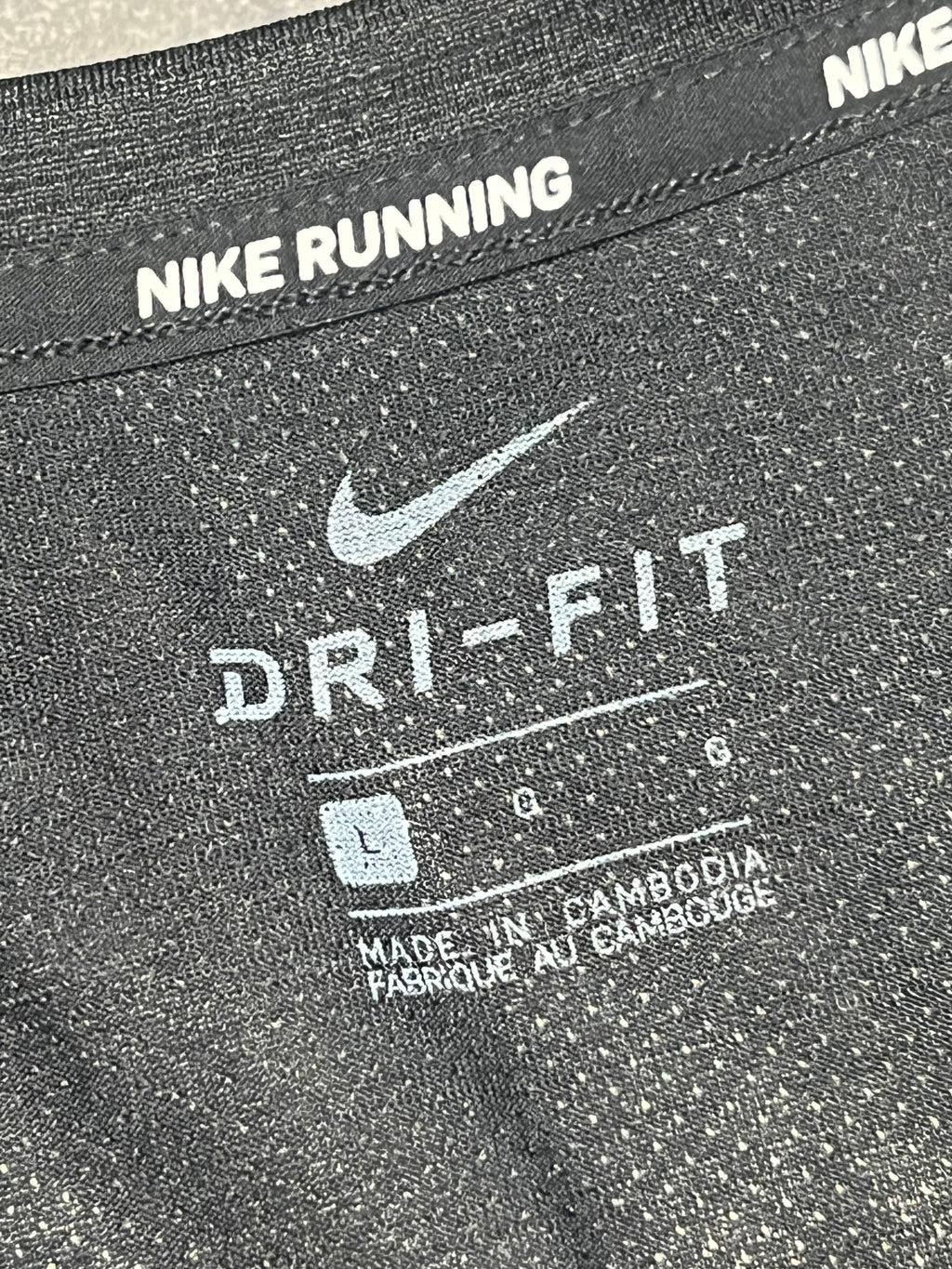 Black Nike Men’s Dri Fit Miler Running Long Sleeve Top
