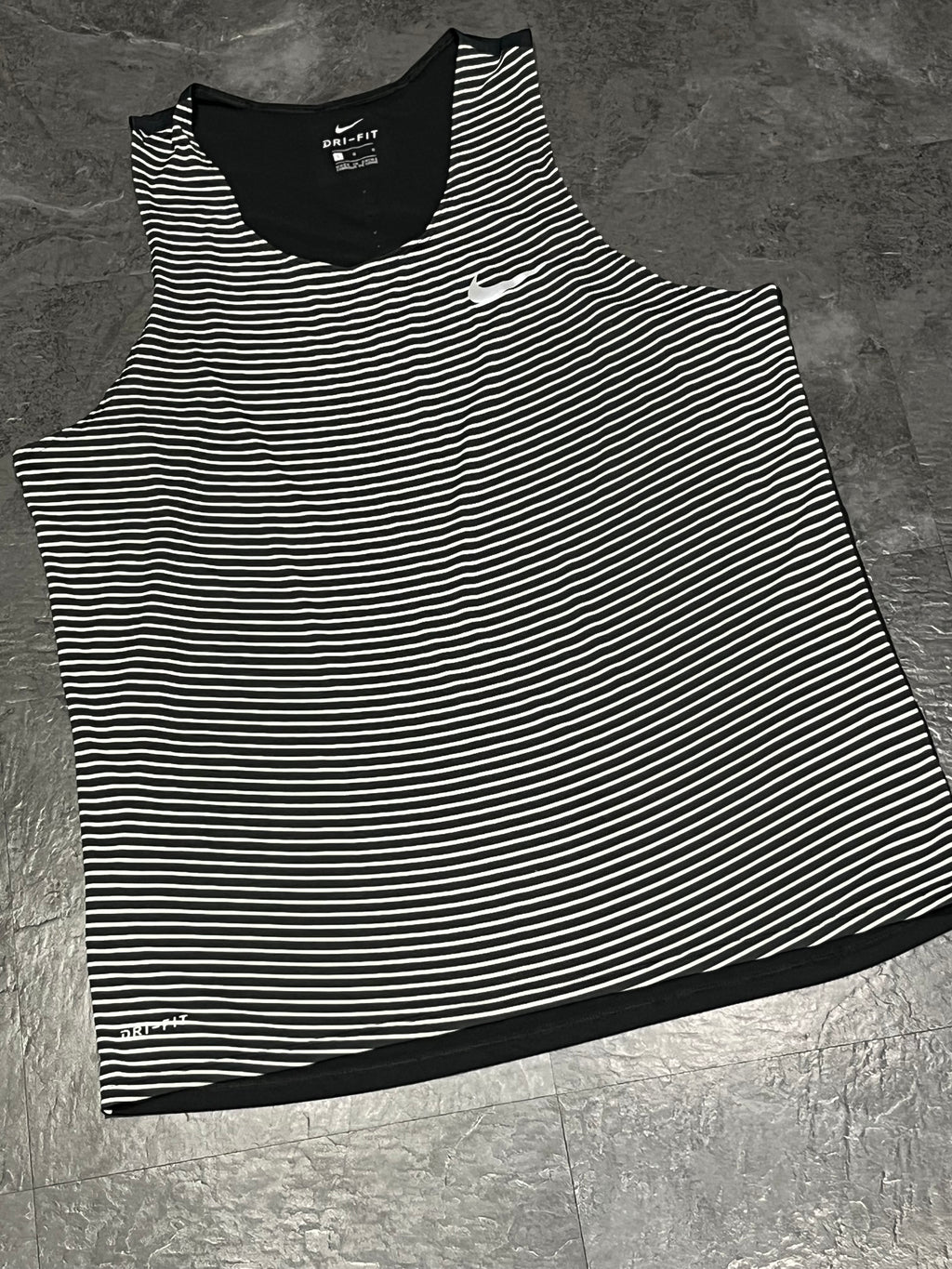 Grey/Black Nike Men’s Dri Fit Pro Elite Racing Singlet