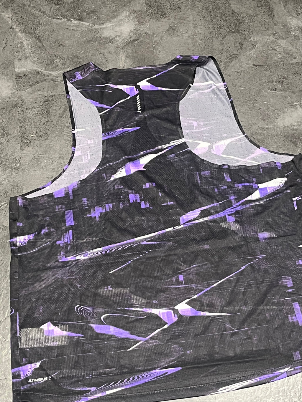 Black & Purple Puma Men’s Ultraspun Racing Singlet
