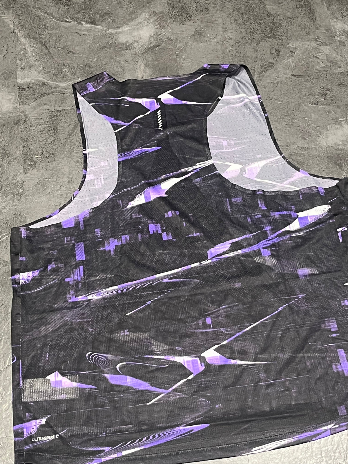 Black & Purple Puma Men’s Ultraspun Racing Singlet